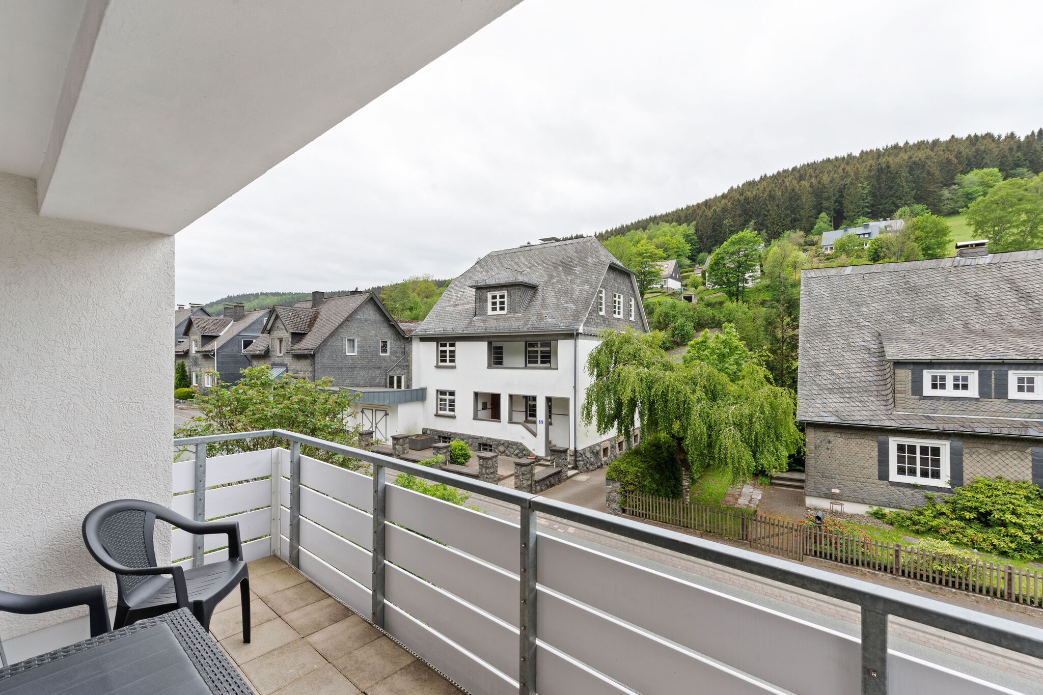 Knus appartement in Winterberg met een gezellig balkon