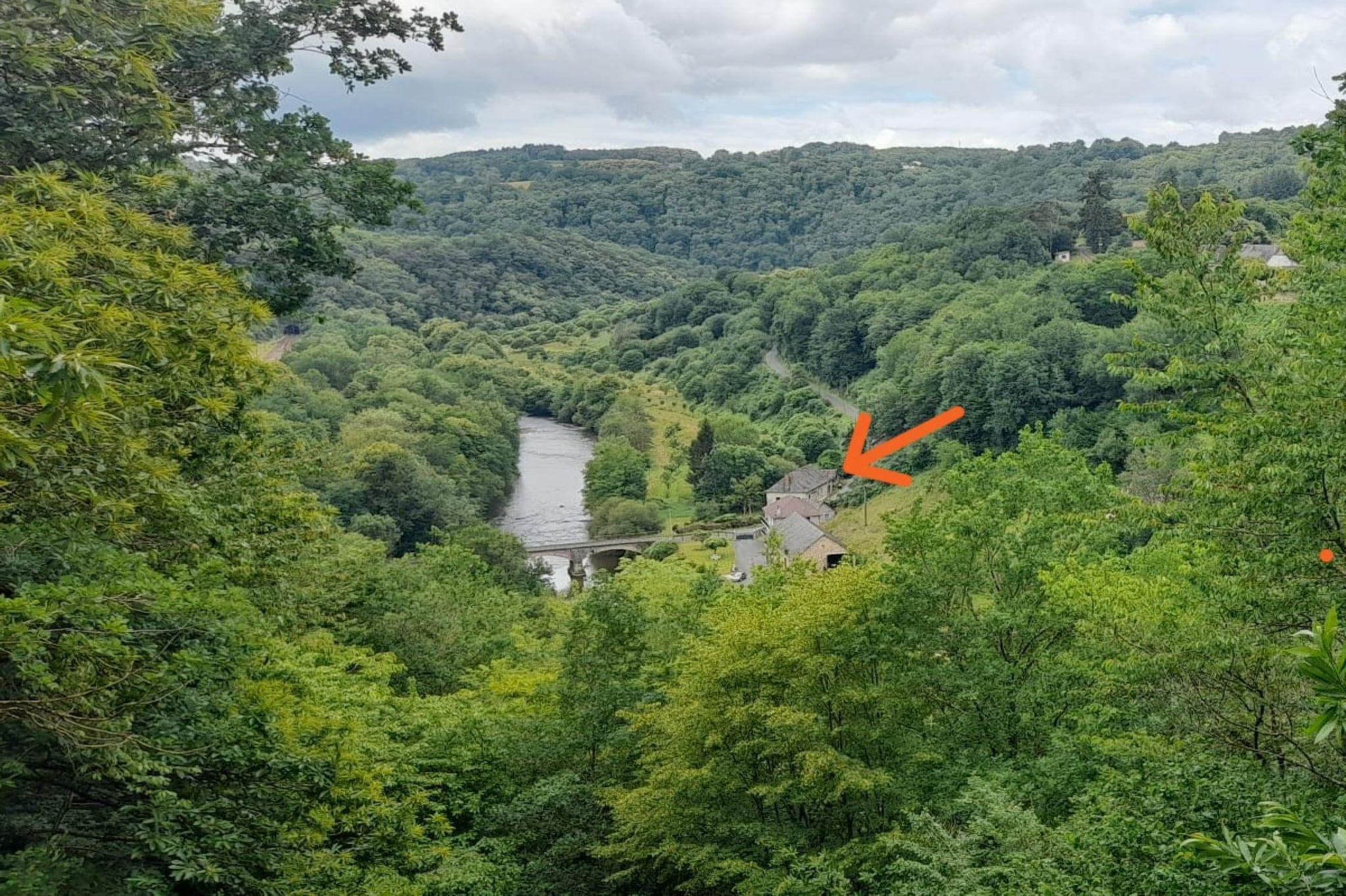 Les Rives de Vézère - Gebieden zomer 1km