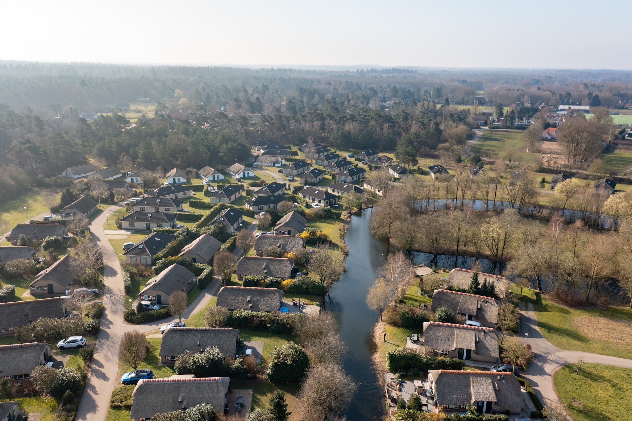 Gezellige bungalow met 2 badkamers, 3km van Putten