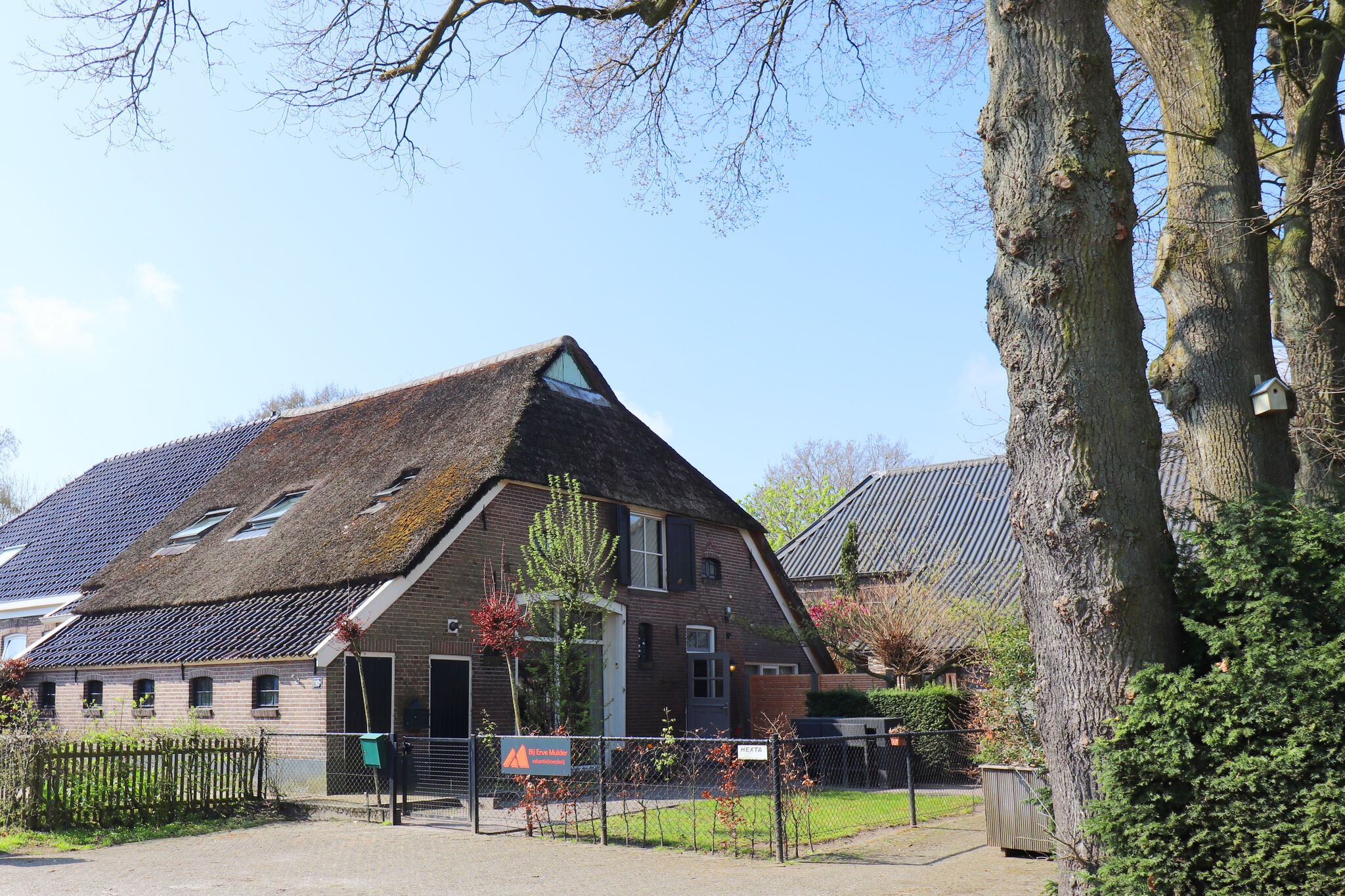 Modern Saxon farmhouse in Dalerveen village