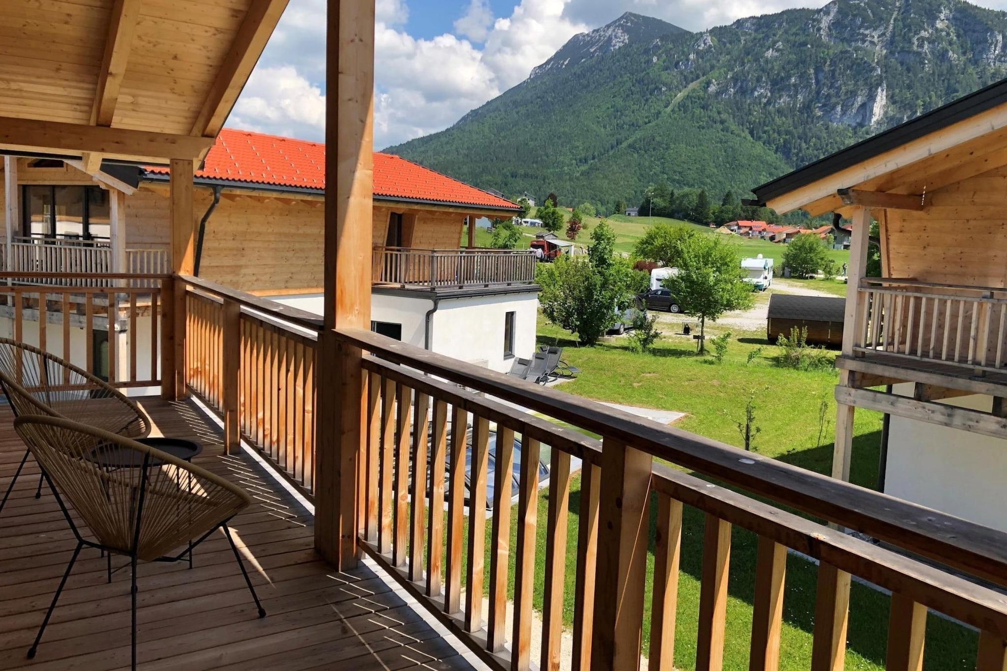 Inzell Chalets-Balcon-terrasse