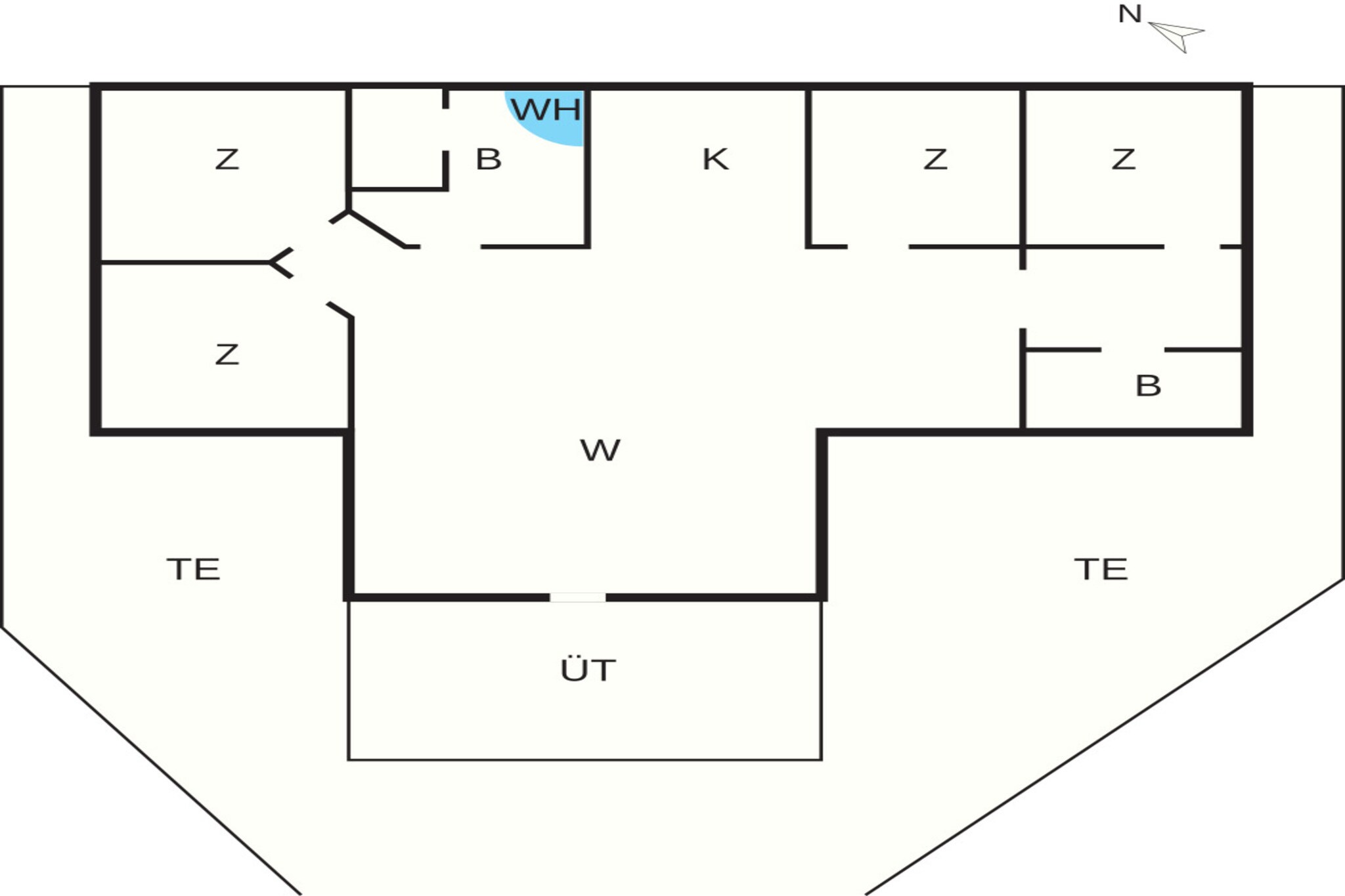10 persoons vakantie huis in Hemmet-Plattegrond