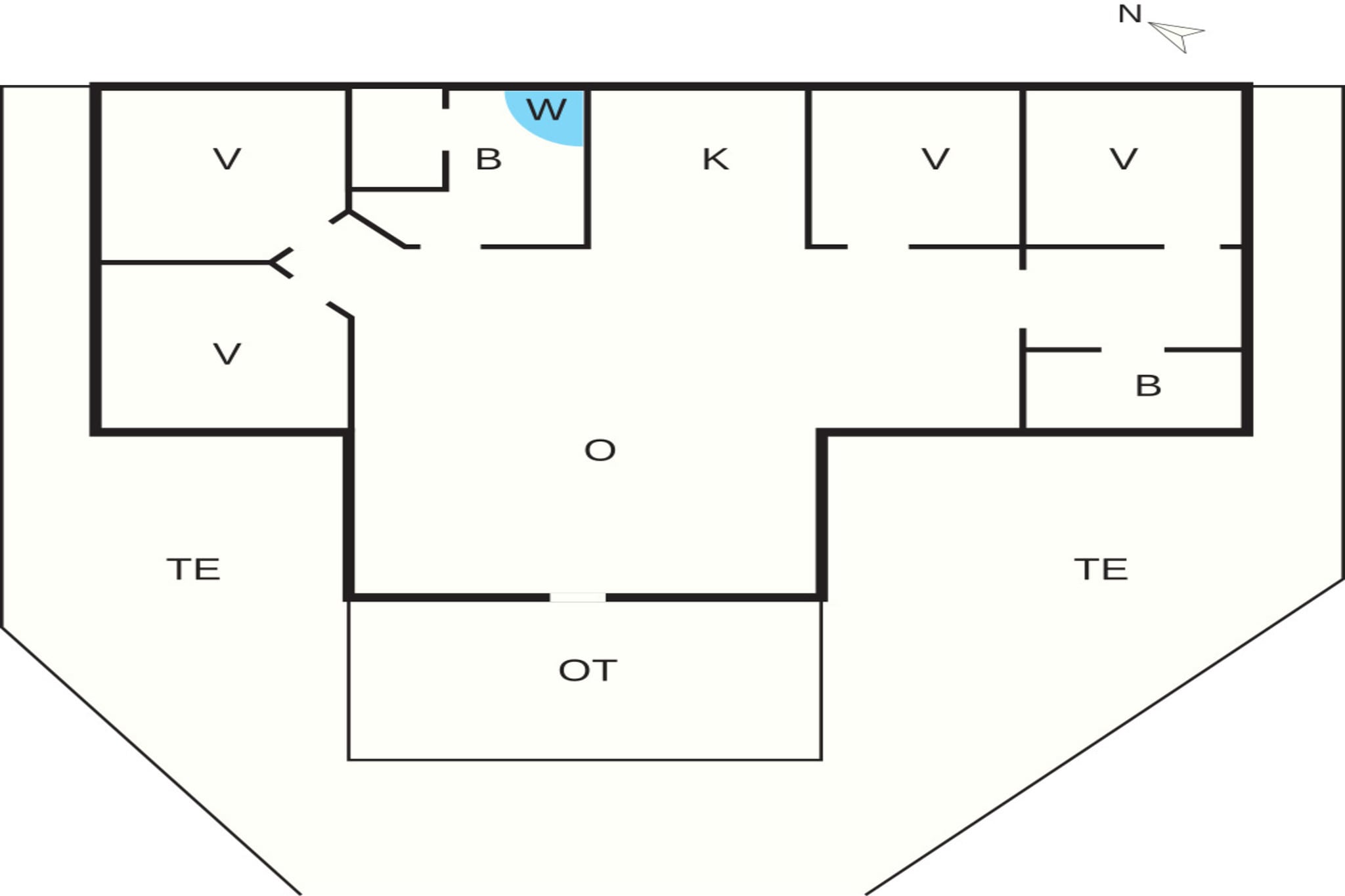 10 persoons vakantie huis in Hemmet-Plattegrond