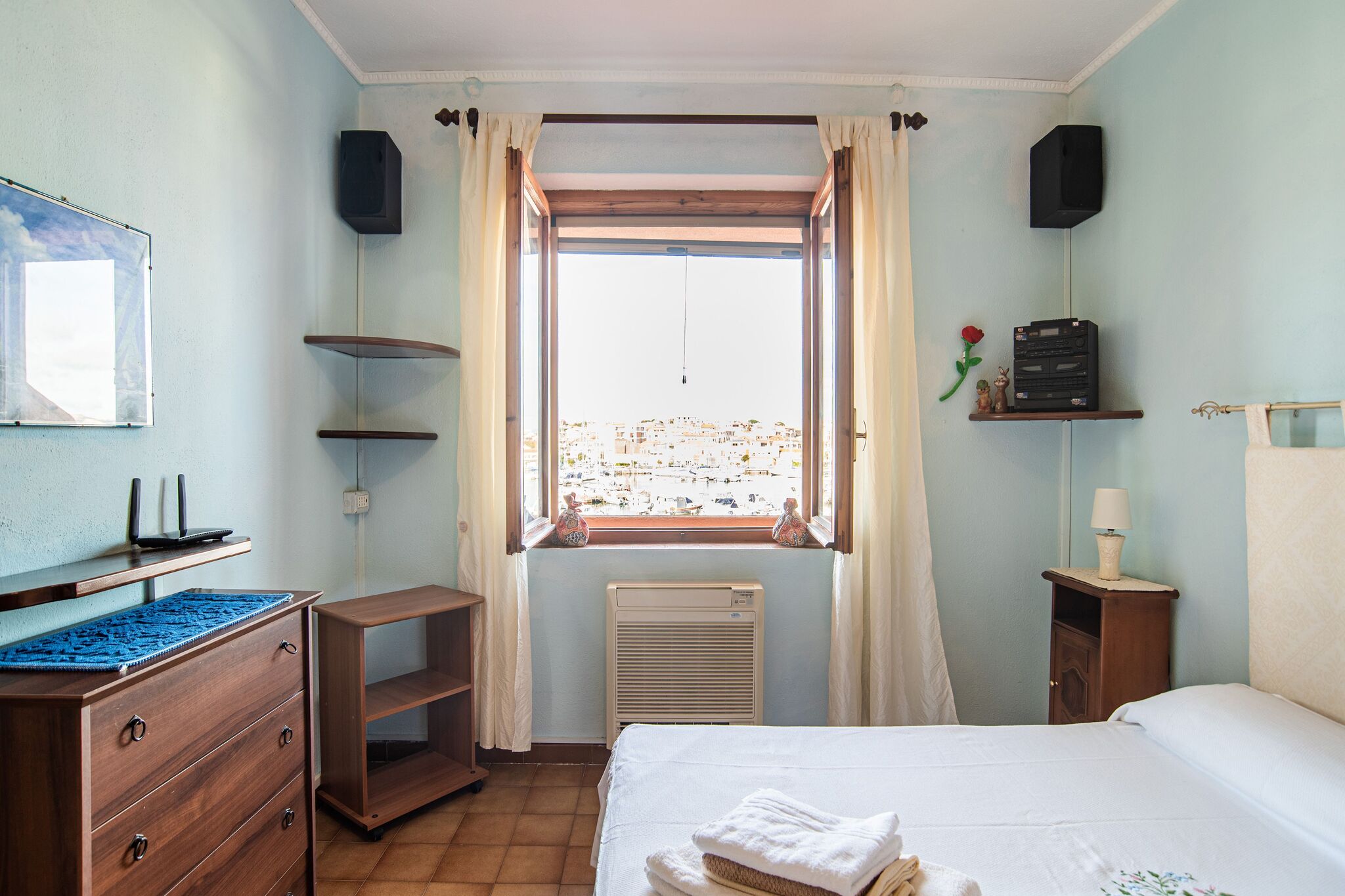 Rustiek appartement bij de zee met airconditioning