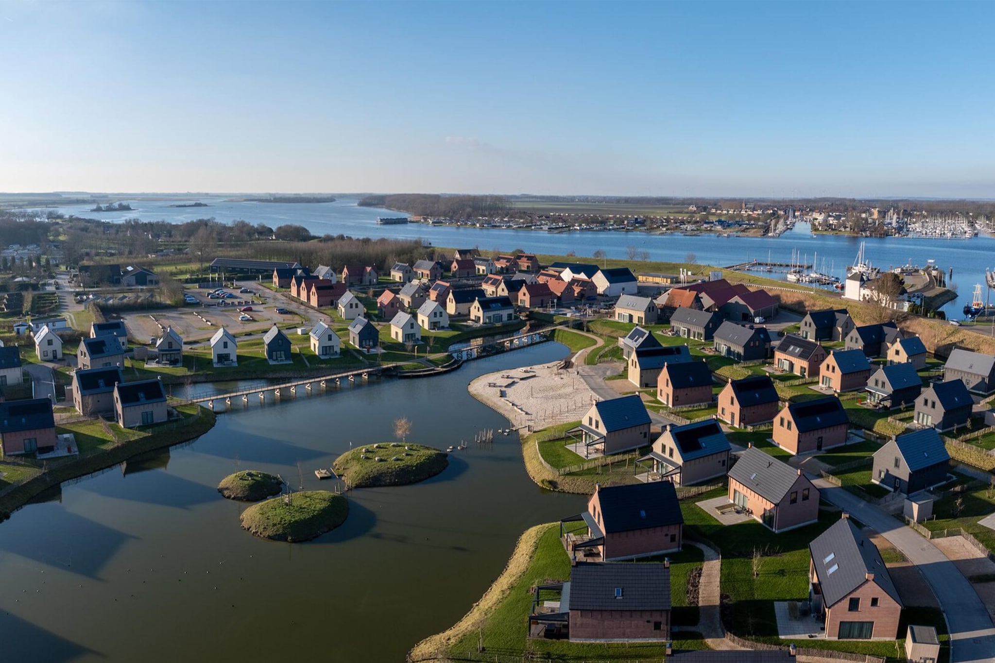 Park Veerse Kreek 4-Areas within 5km in summer