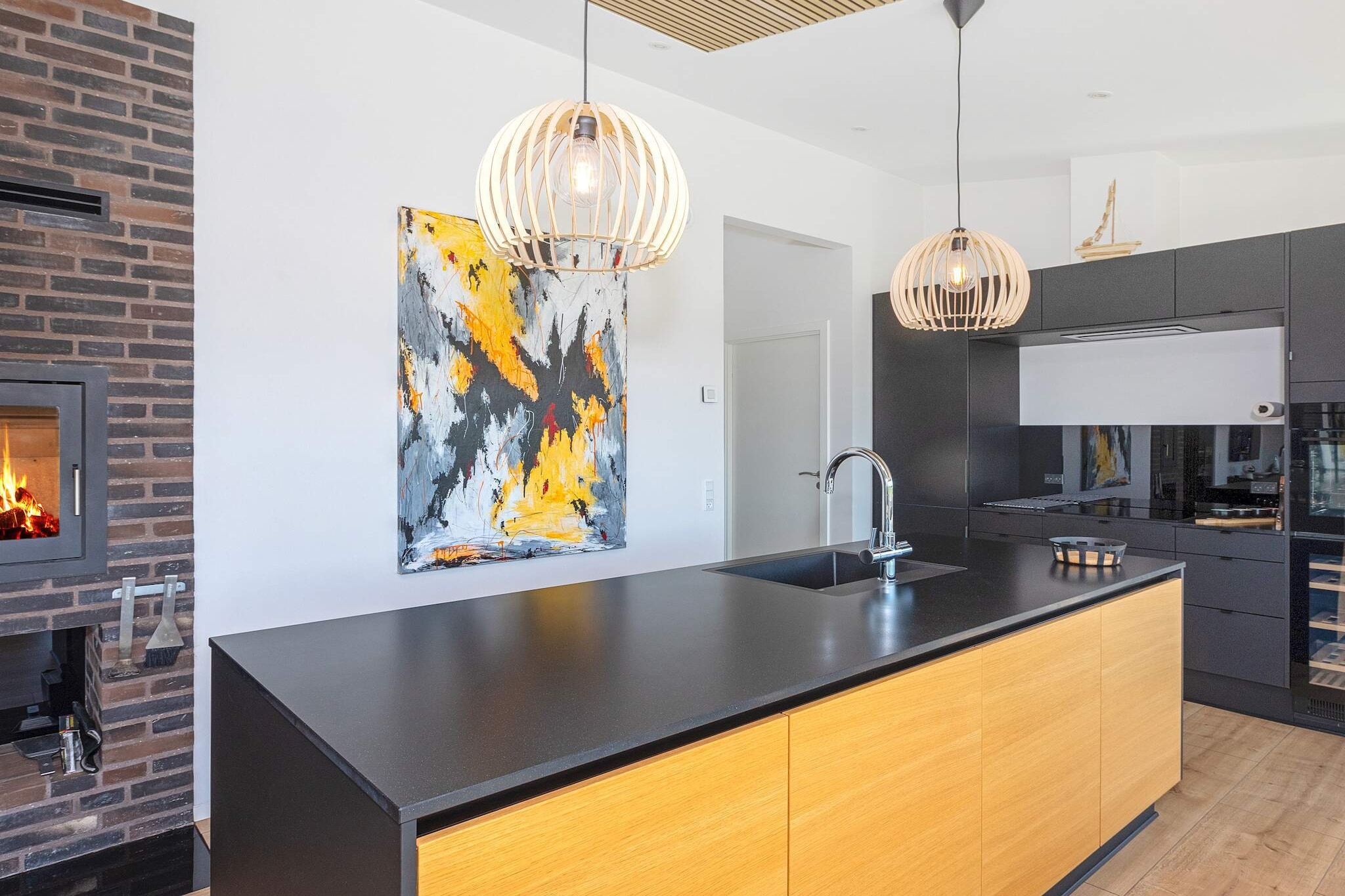 Luxe vakantieverblijf nabij Lyngby - Binnen