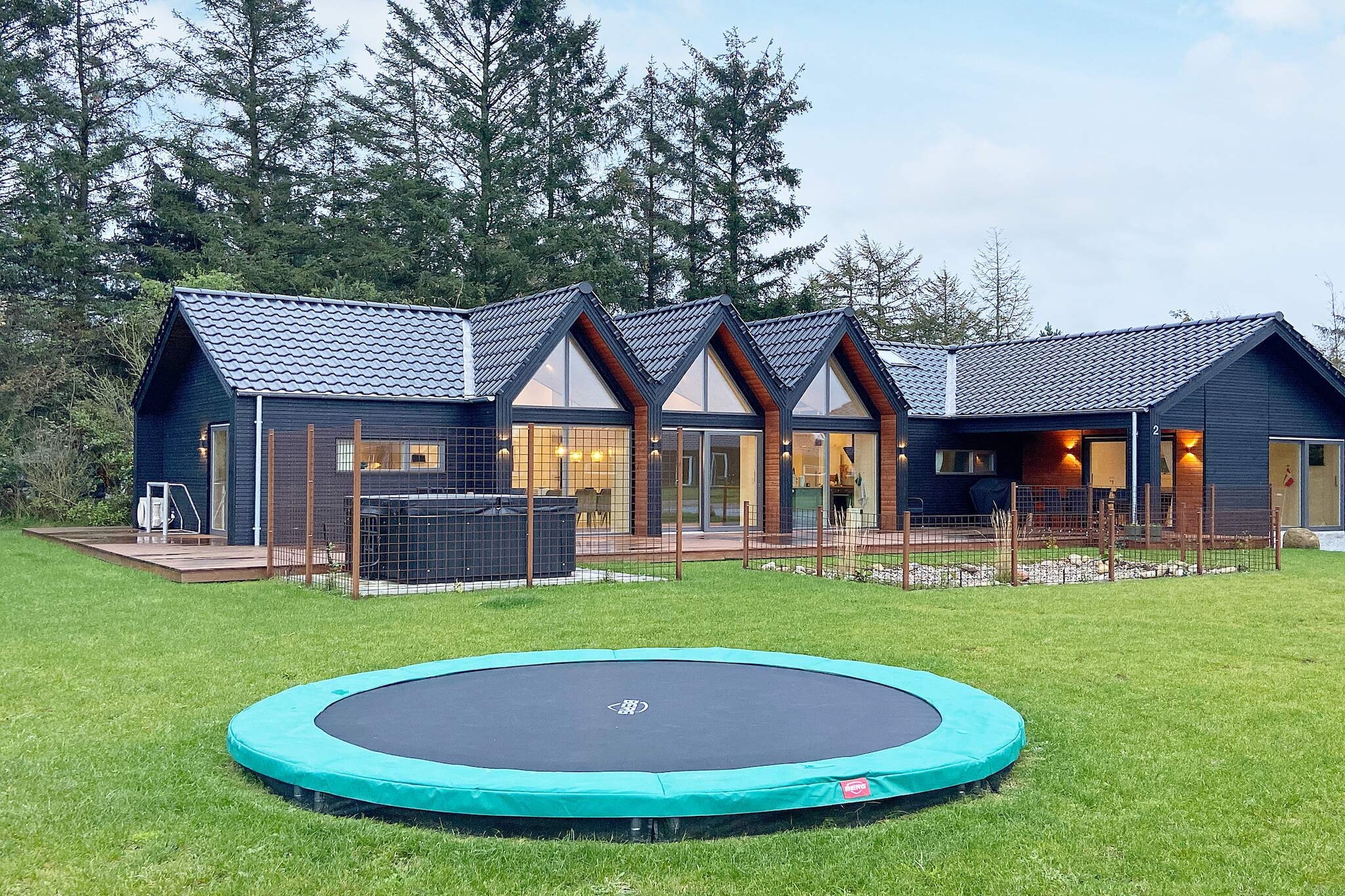 12 Personen Ferienhaus in Ansager-By Traum
