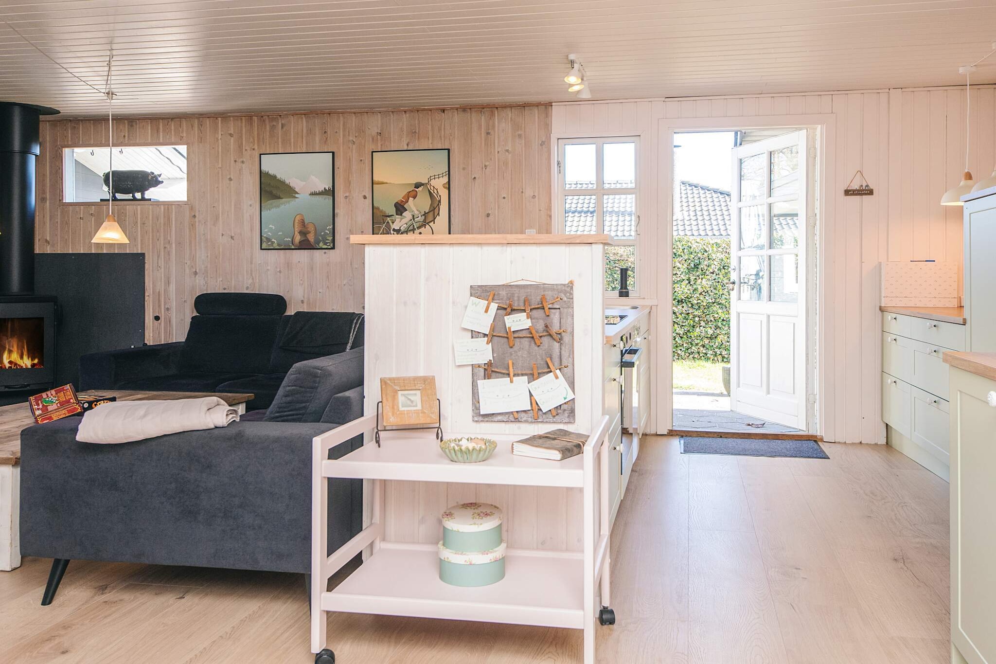 Strandhuisje met aanbouw - Binnen