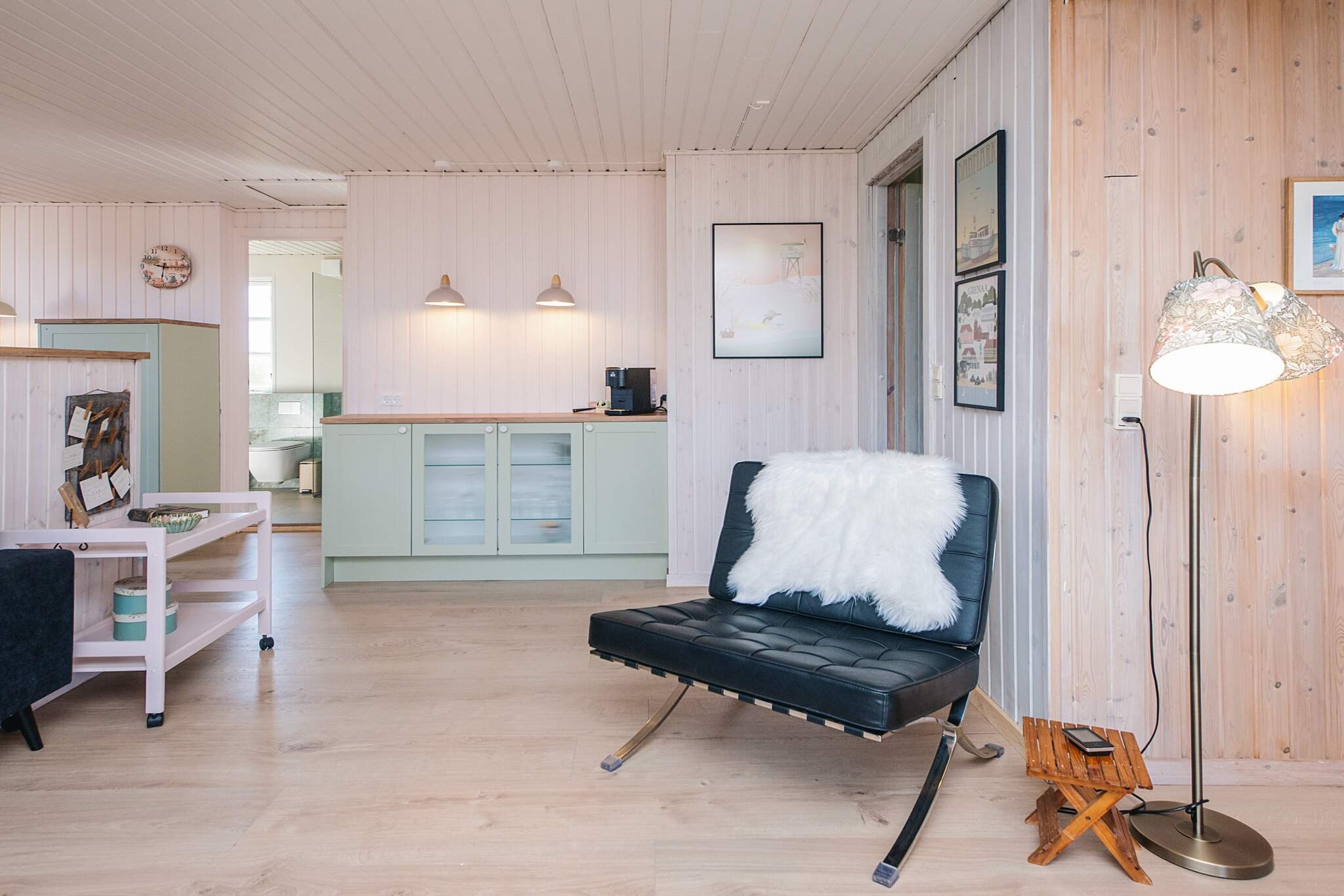 Strandhuisje met aanbouw - Binnen