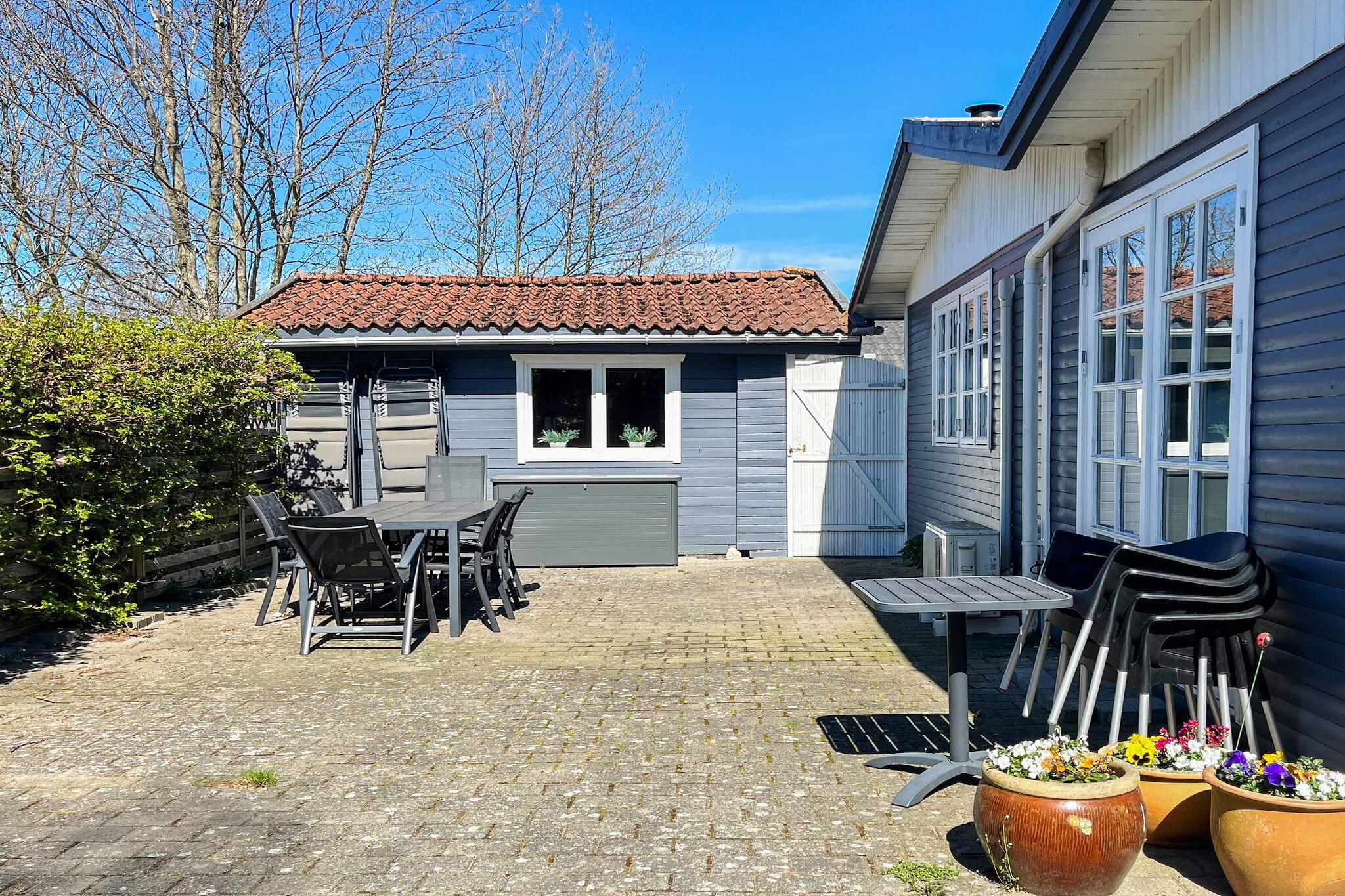 Strandhuisje met aanbouw - Uitzicht