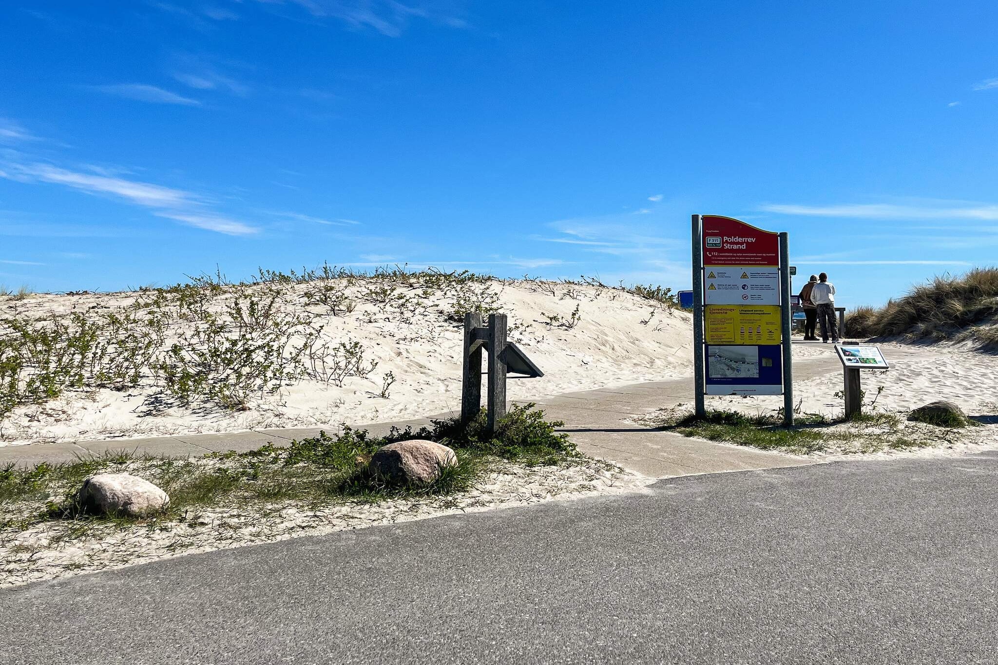 Strandhuisje met aanbouw - Uitzicht