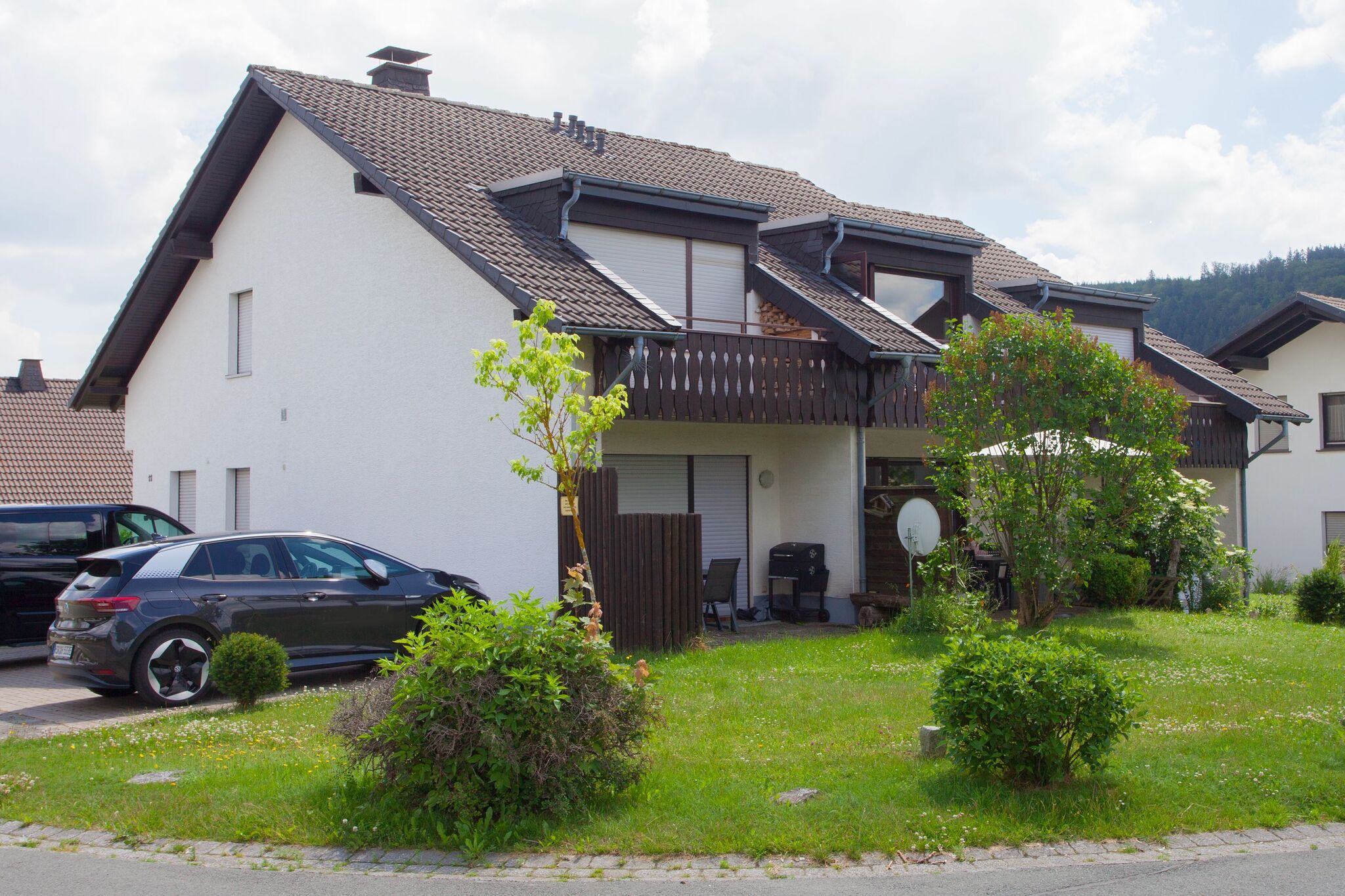 Appartement confortable à Züschen, avec vue sur les montagnes de Winterberg