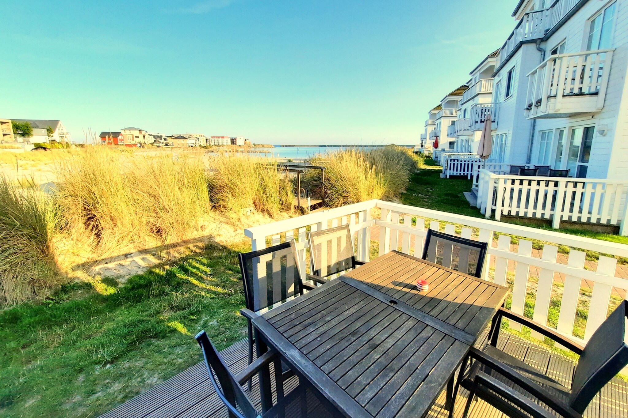 Doppelhaushälfte Olpenitz-Villa Libelle 93 qm 5-6 Pers-Terrasbalkon