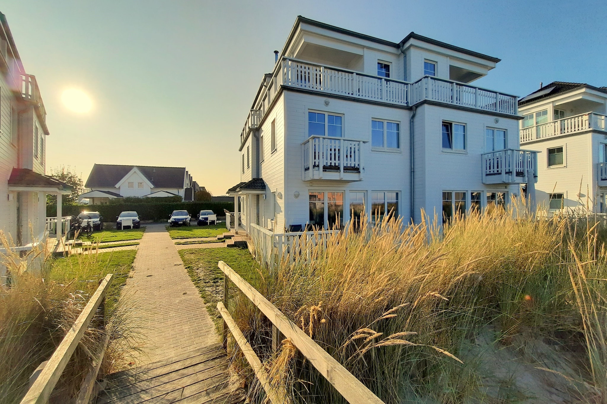 Doppelhaushälfte Olpenitz-Villa Libelle 93 qm 5-6 Pers-Buitenkant zomer