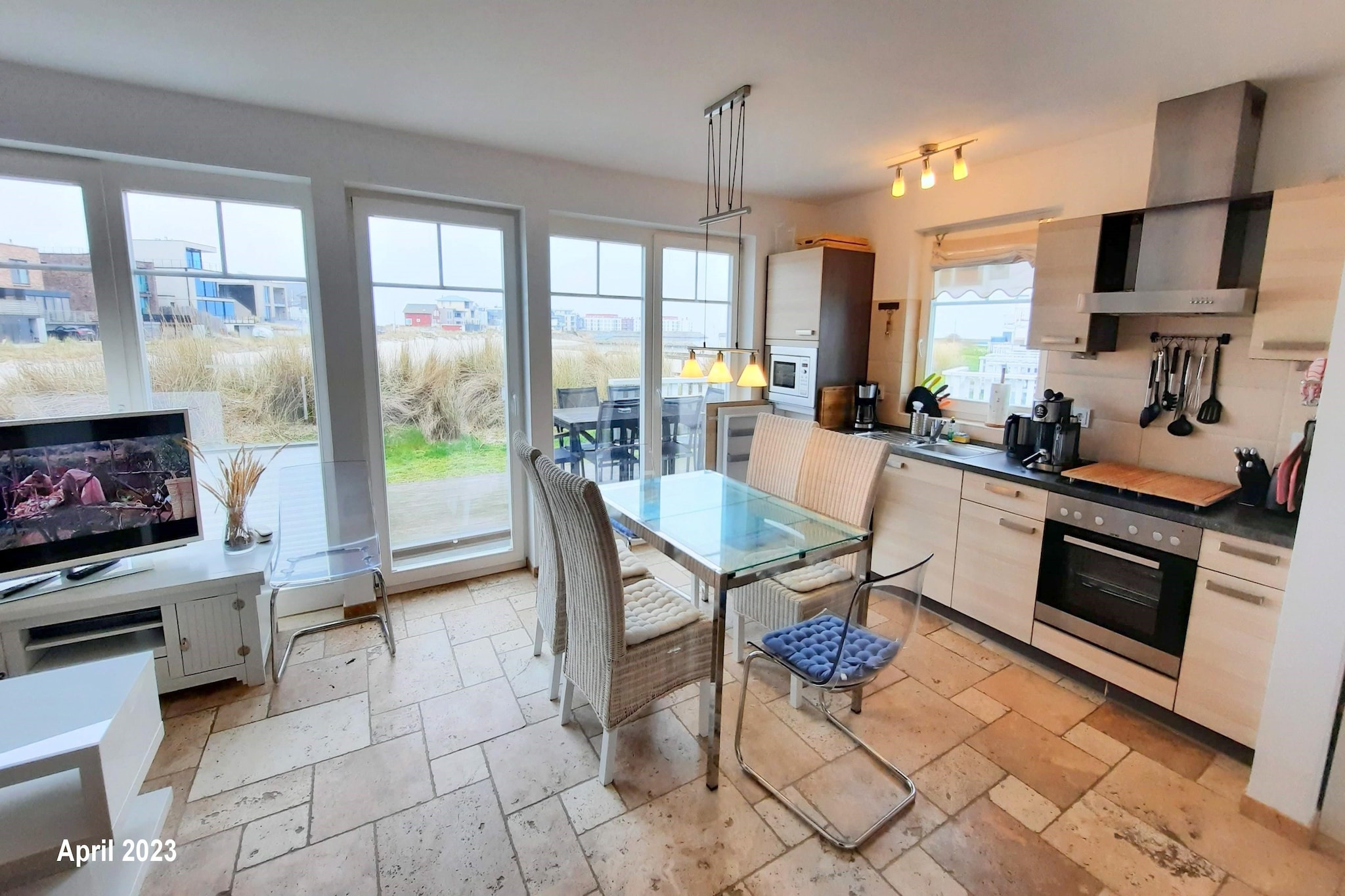 Doppelhaushälfte Olpenitz-Villa Libelle 93 qm 5-6 Pers-Keuken