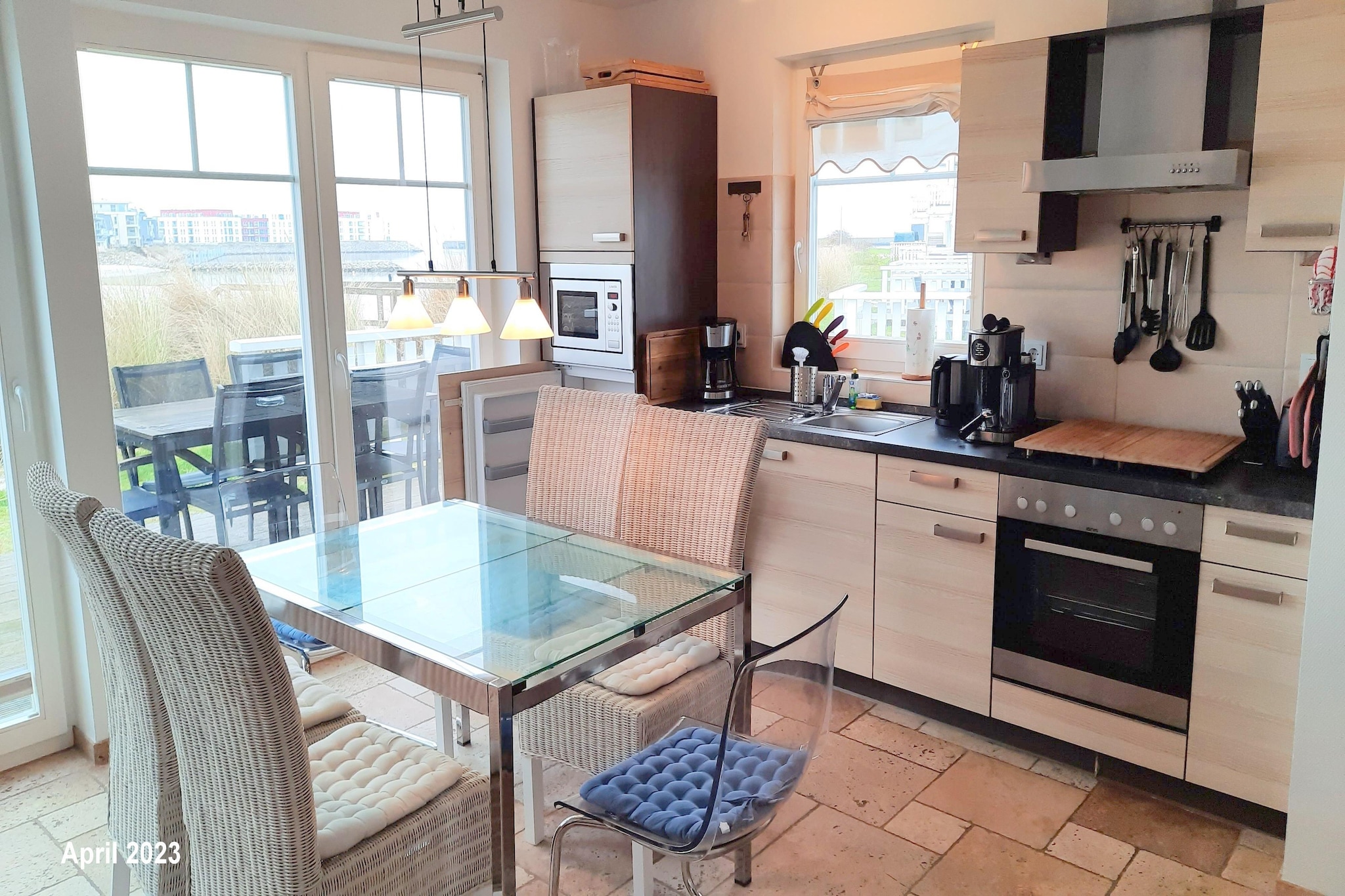 Doppelhaushälfte Olpenitz-Villa Libelle 93 qm 5-6 Pers-Keuken