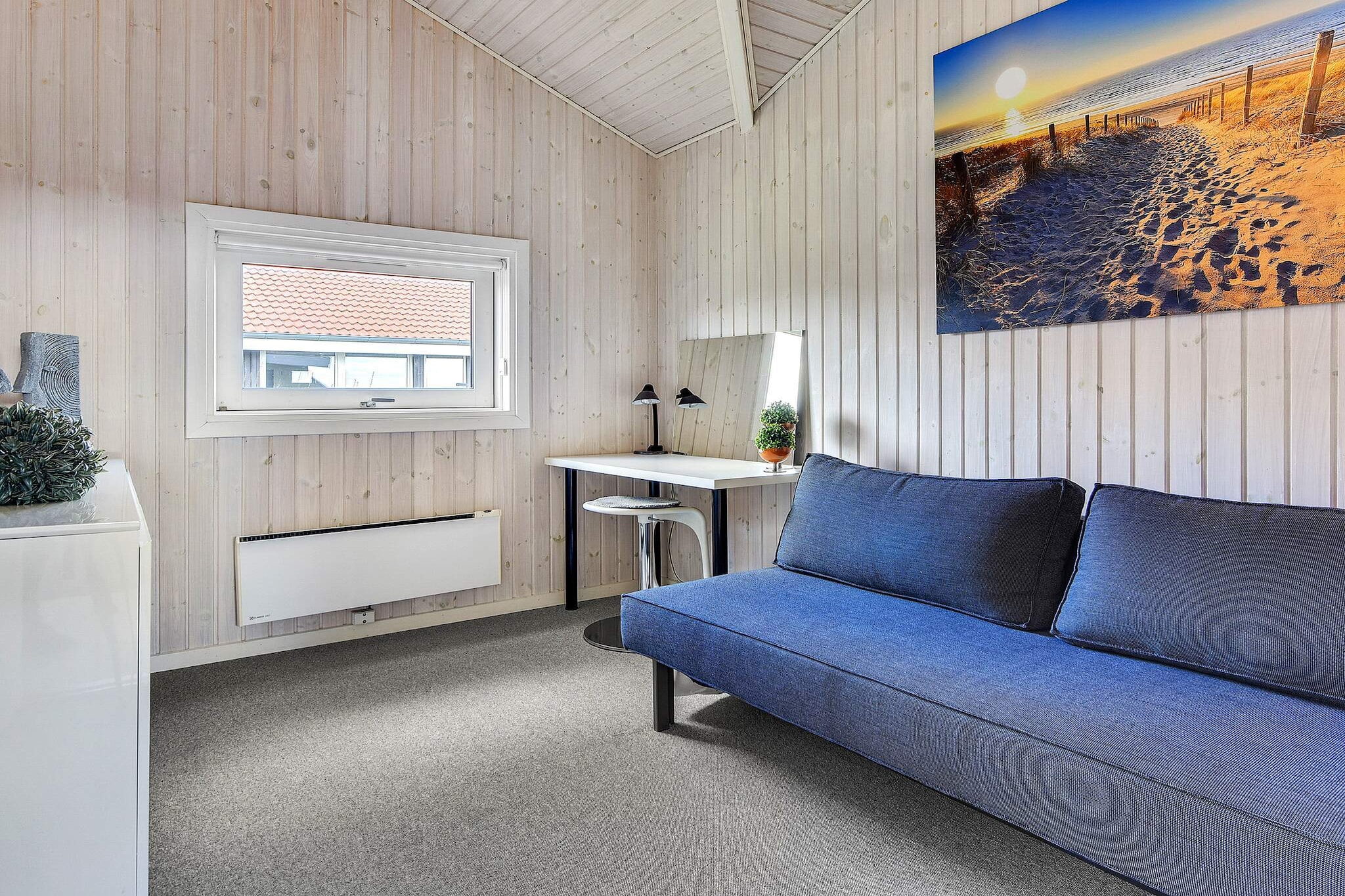 Ruim vakantiehuis met uitzicht op de fjord - Binnen