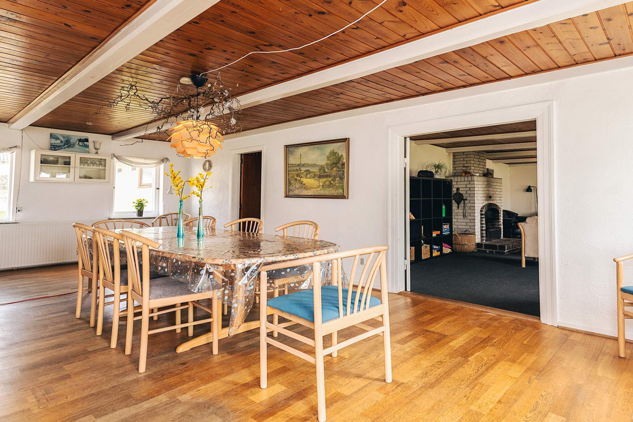 Rustiek huisje met open haard - Binnen
