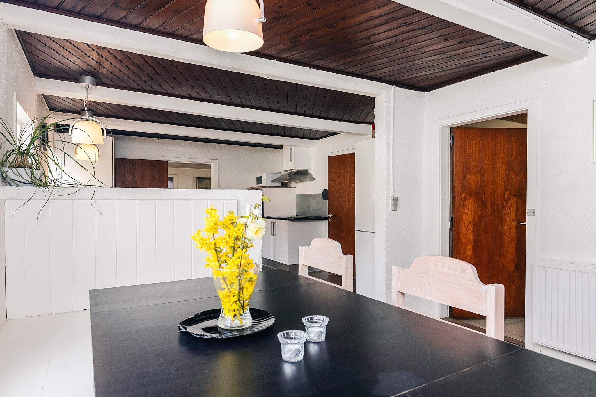 Rustiek huisje met open haard - Binnen