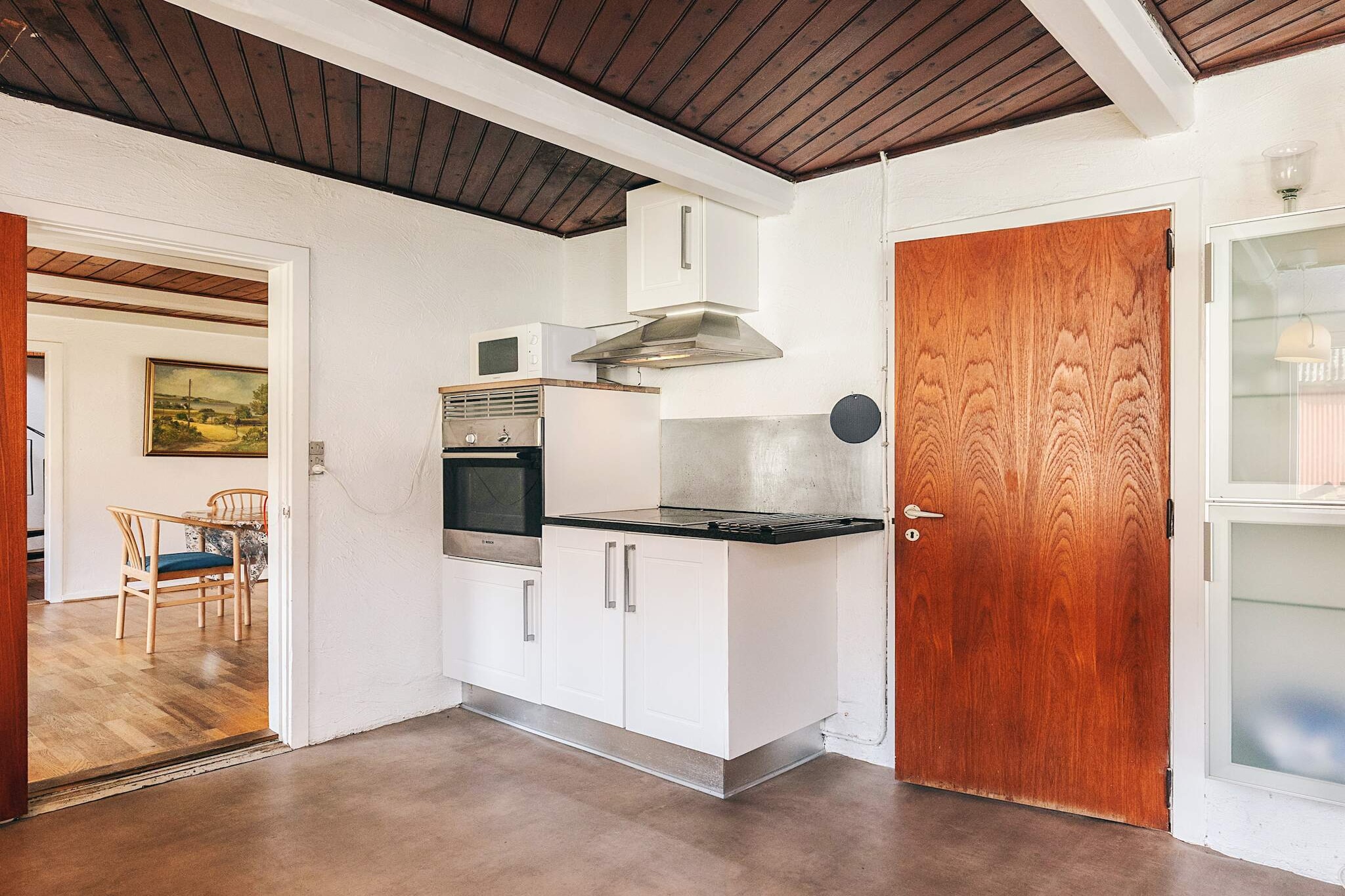 Rustiek huisje met open haard - Binnen