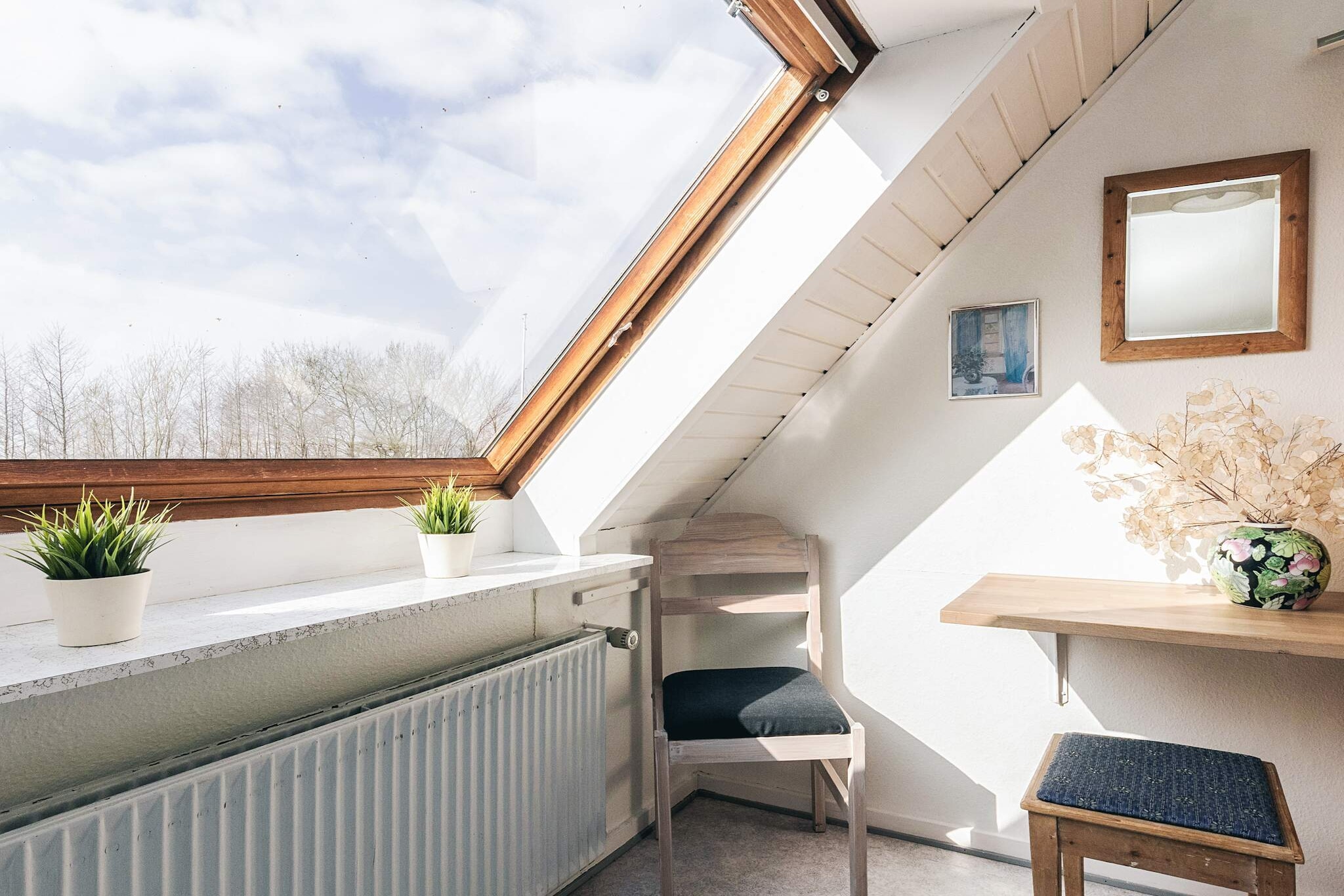 Rustiek huisje met open haard - Binnen