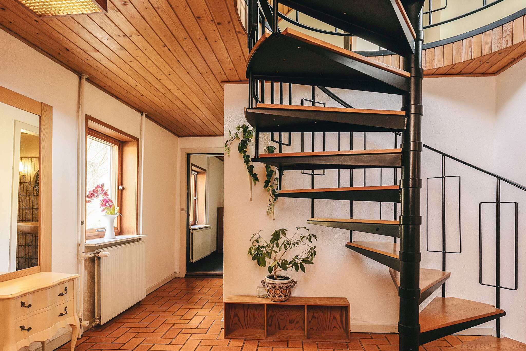Rustiek huisje met open haard - Binnen