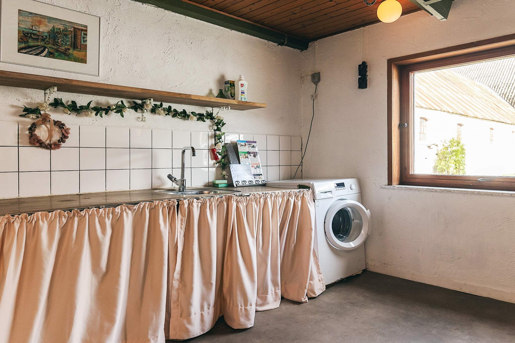 Rustiek huisje met open haard - Binnen