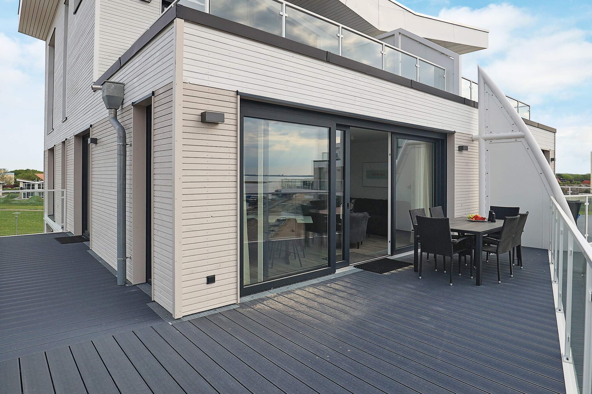 Modern appartement aan de Oostzee met uitzicht