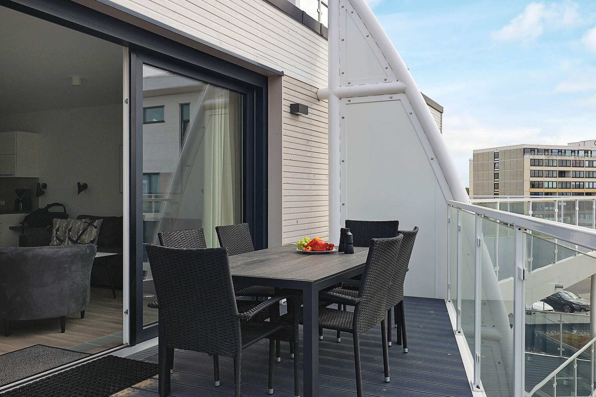 Modern appartement aan de Oostzee met uitzicht