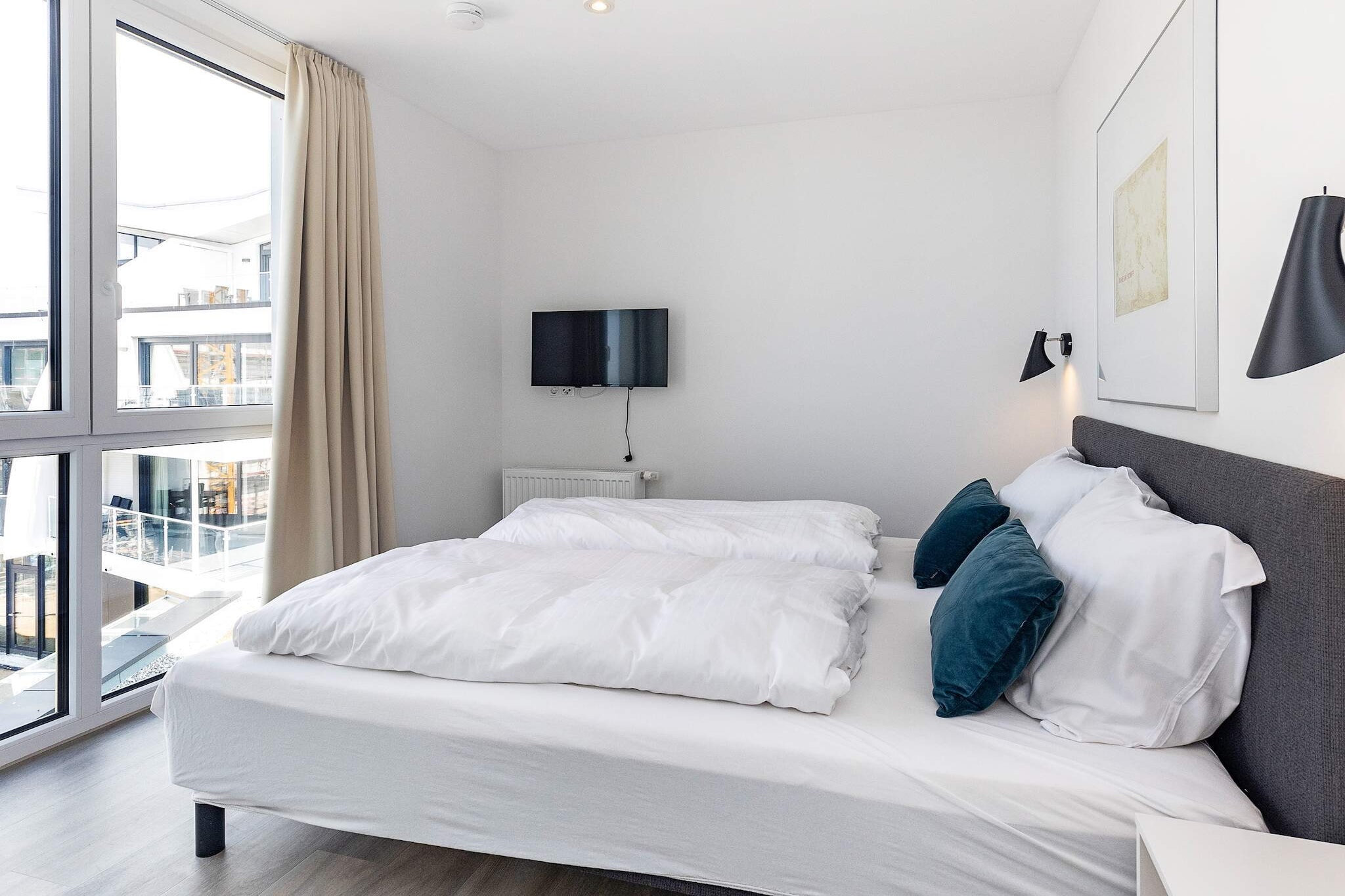 Modern penthouse met balkon - Binnen