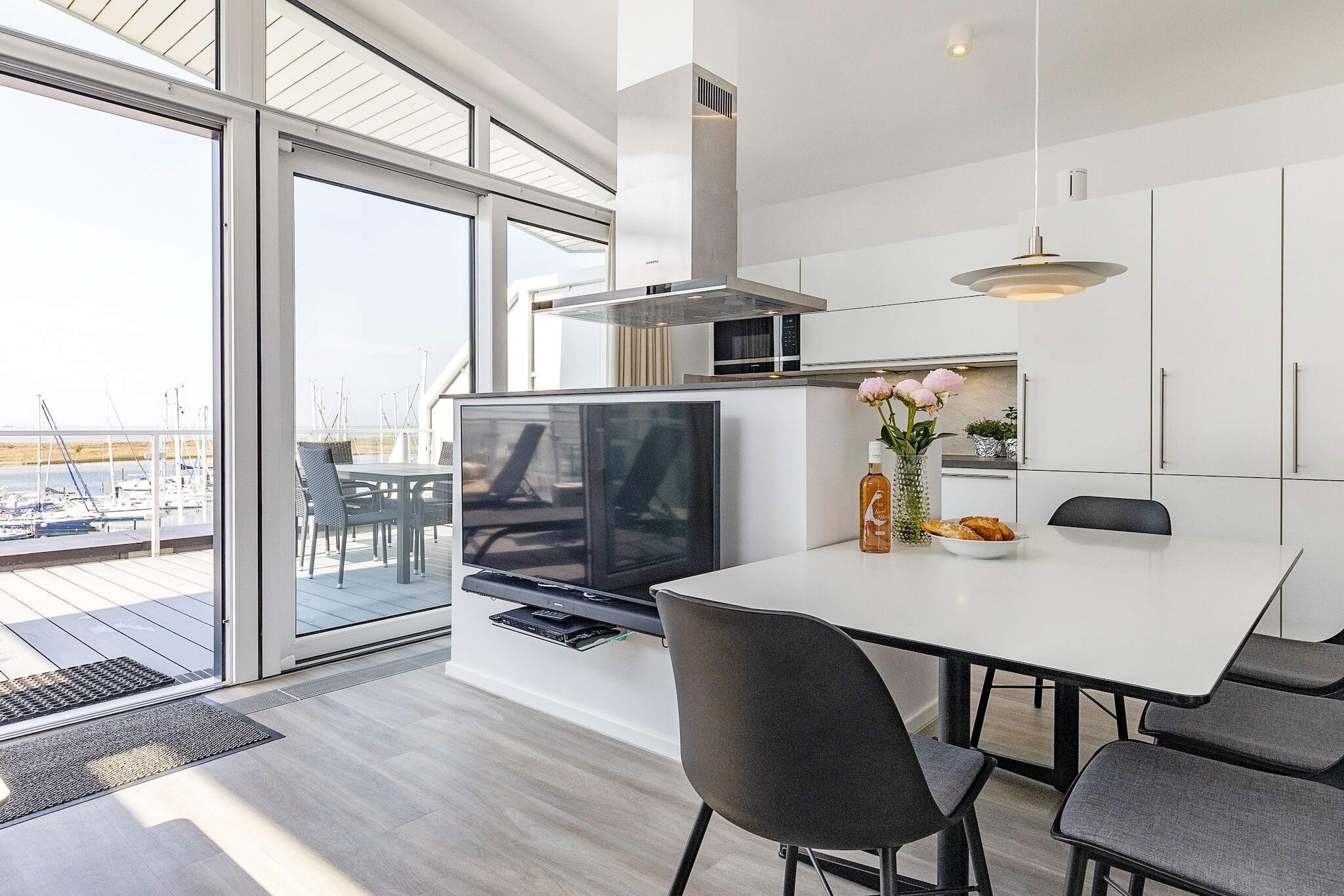 Penthouse met panoramisch uitzicht op zee - Binnen