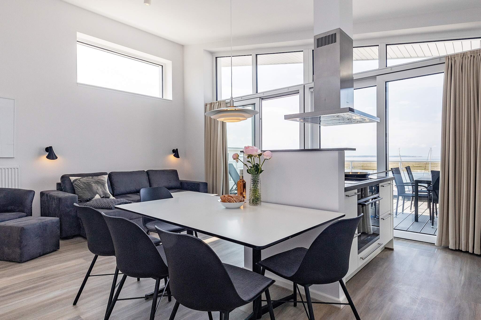 Penthouse met panoramisch uitzicht op zee - Binnen
