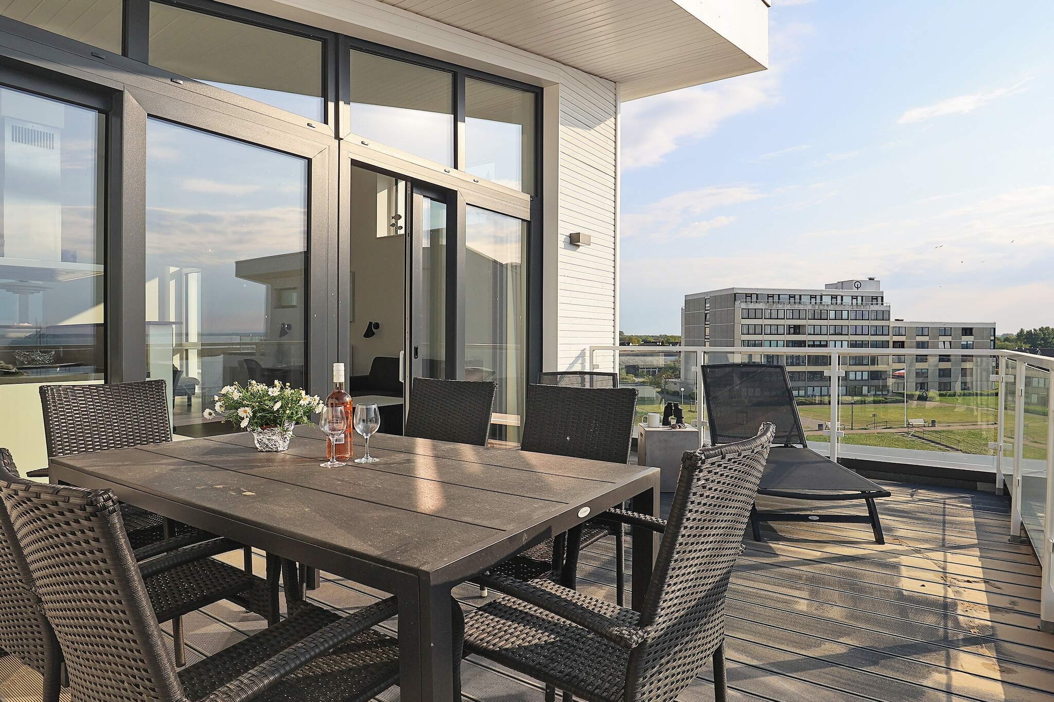Luxe penthouse met uitzicht op zee