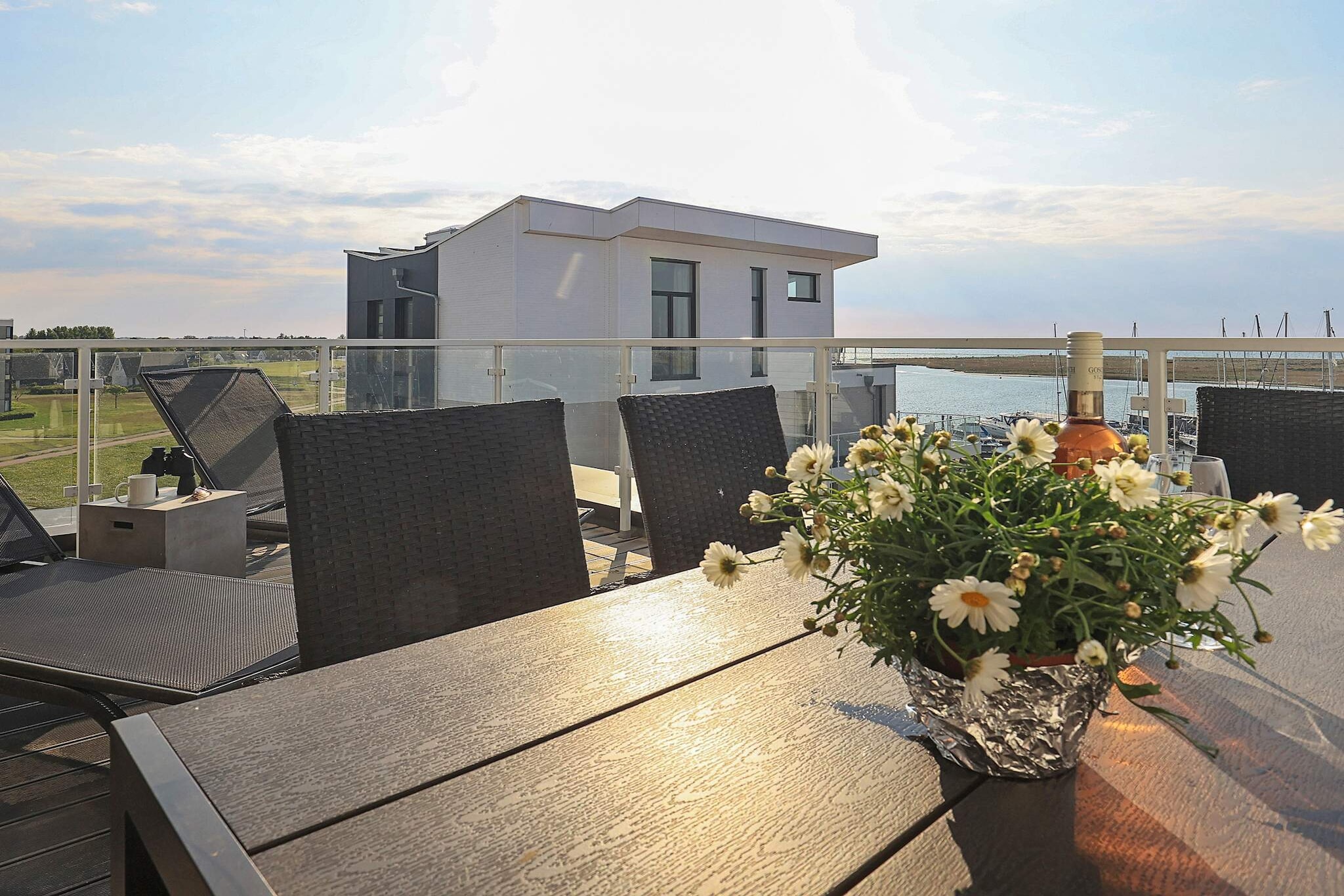 Luxe penthouse met uitzicht op zee - Buitenlucht