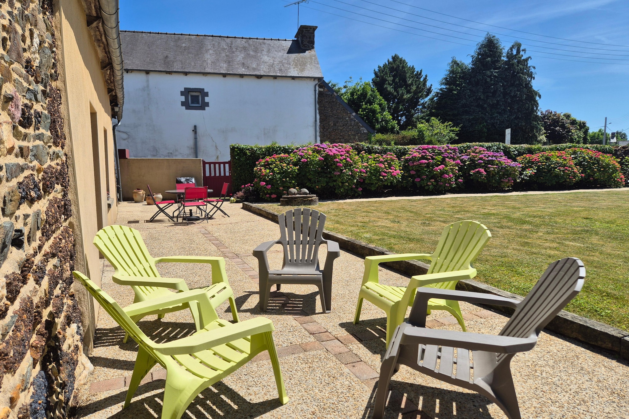 Maison de vacances Tréguidel La retraite de Gilles-Terrasbalkon