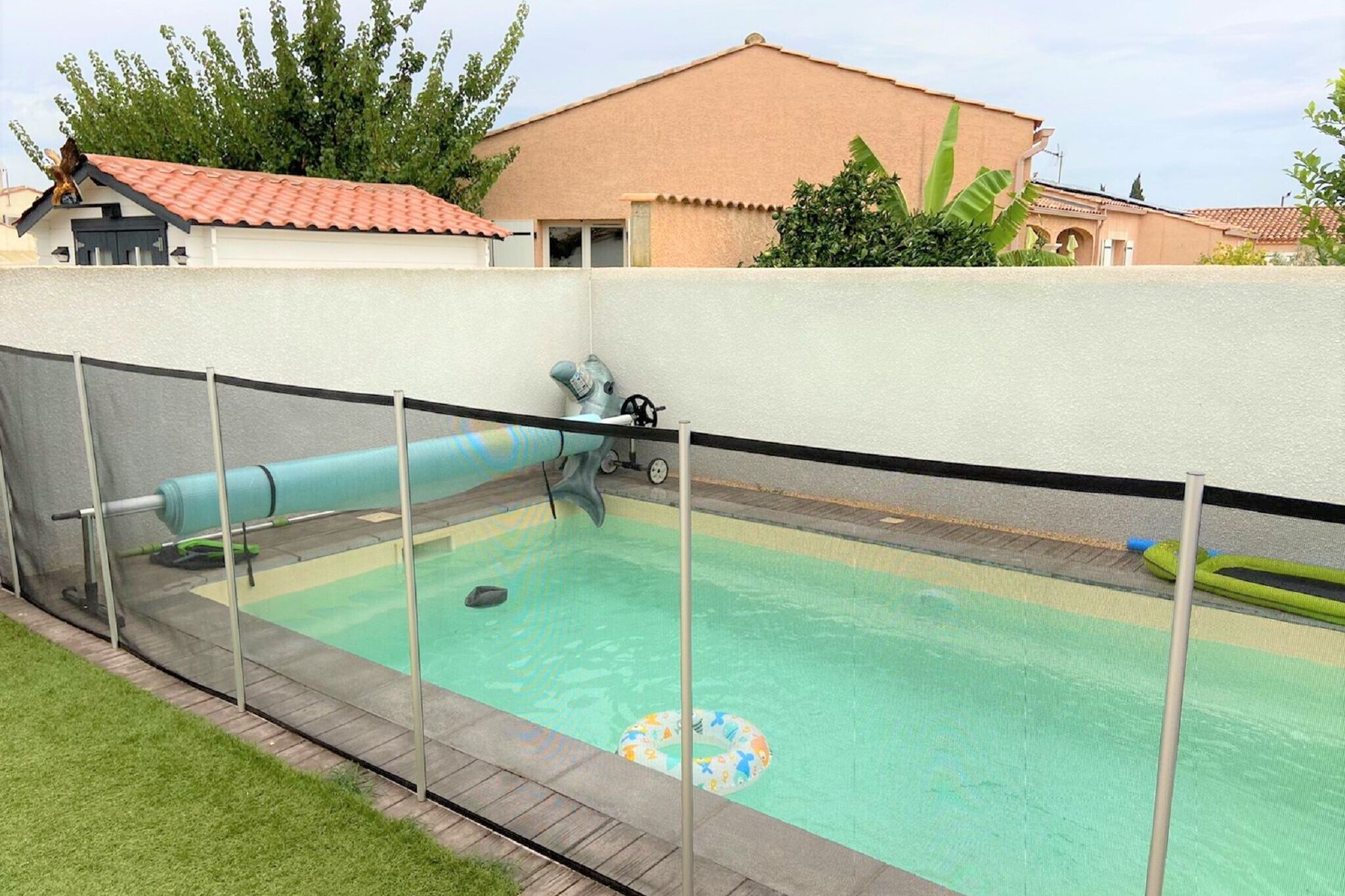 Pleasant holiday home in Sallèles-d'Aude with a private pool