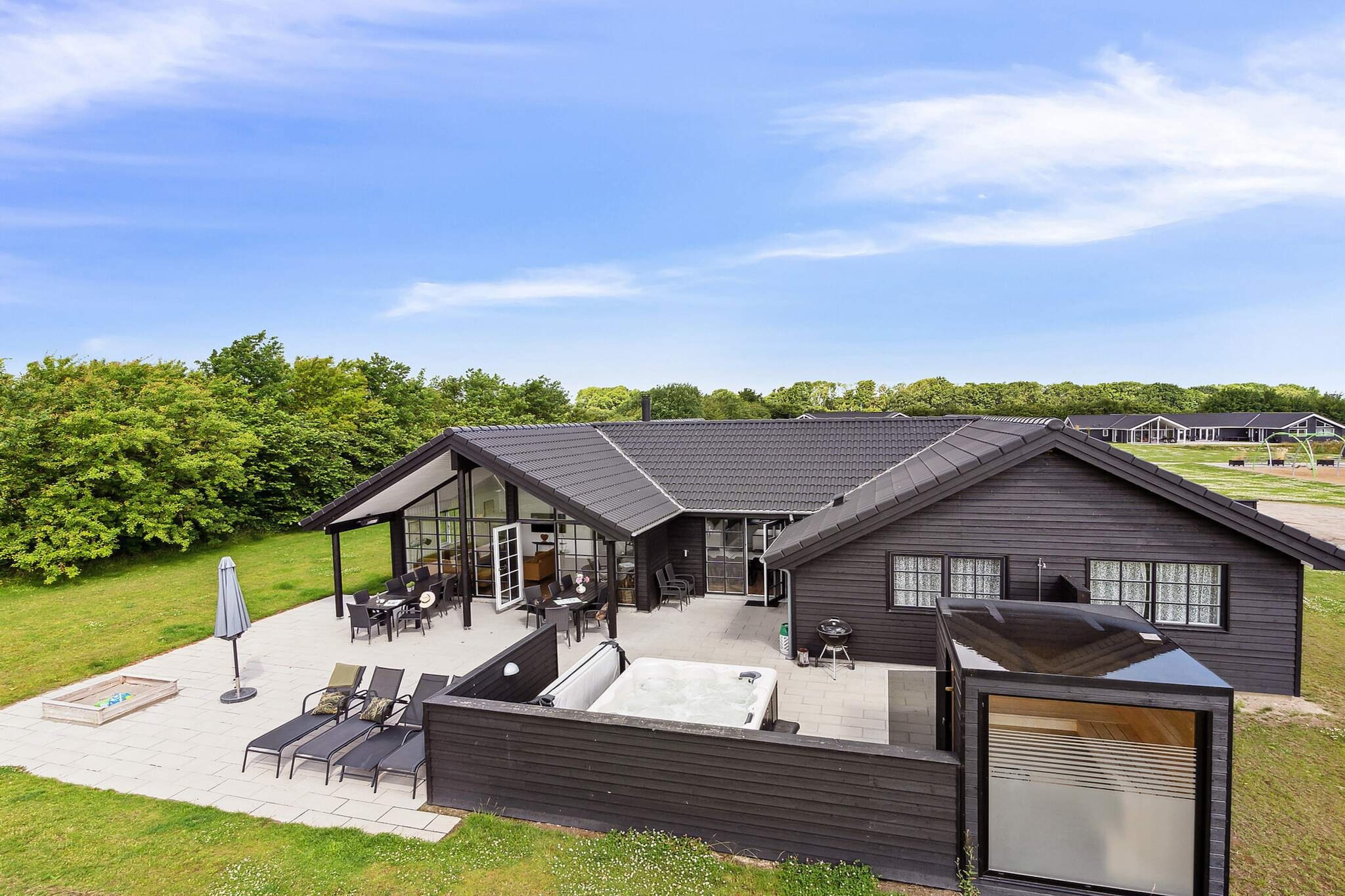 Luxe vakantieverblijf in Mommark - Buitenlucht