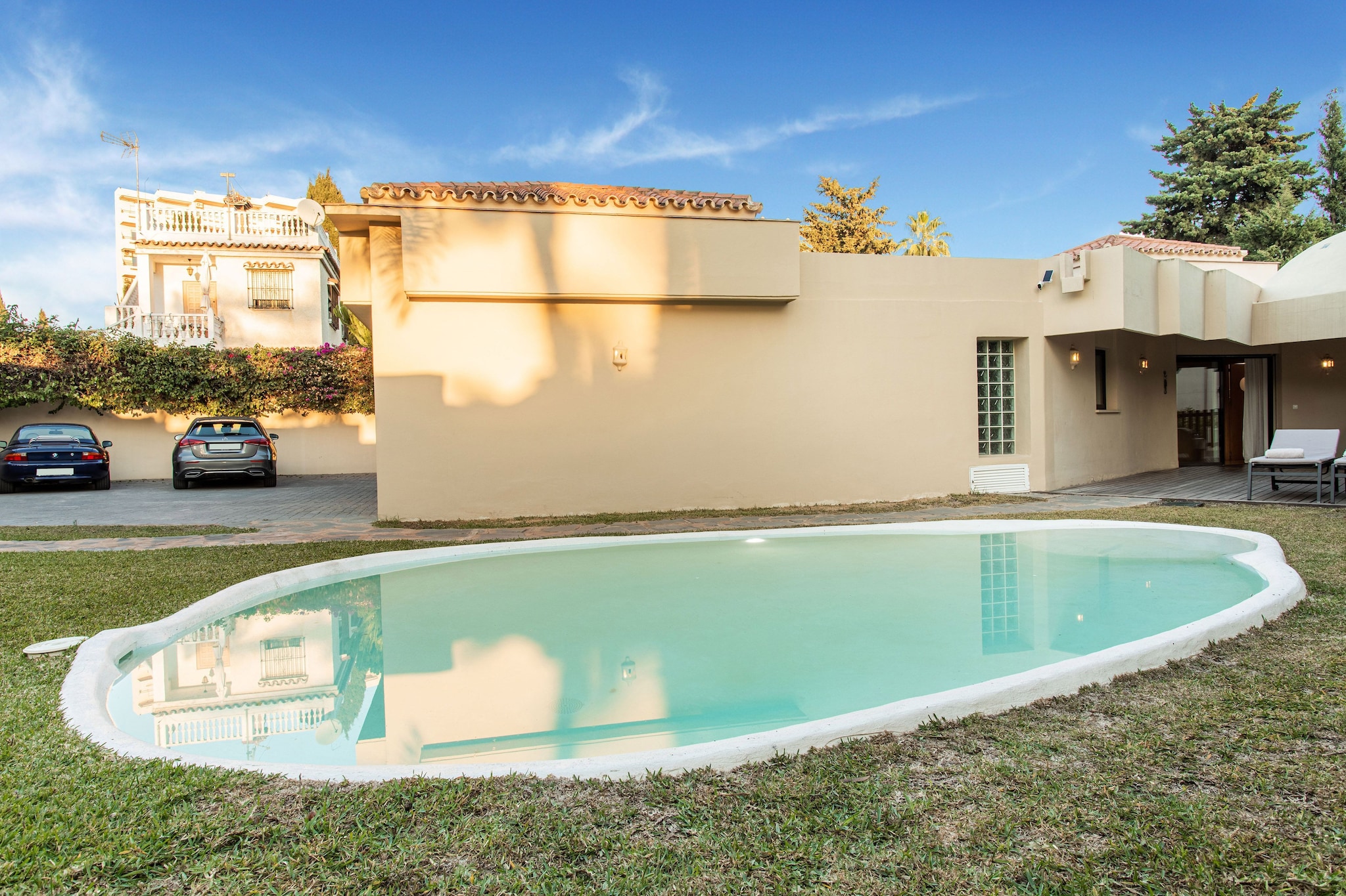 Ferienhaus in Torremolinos mit Salzwasserpool