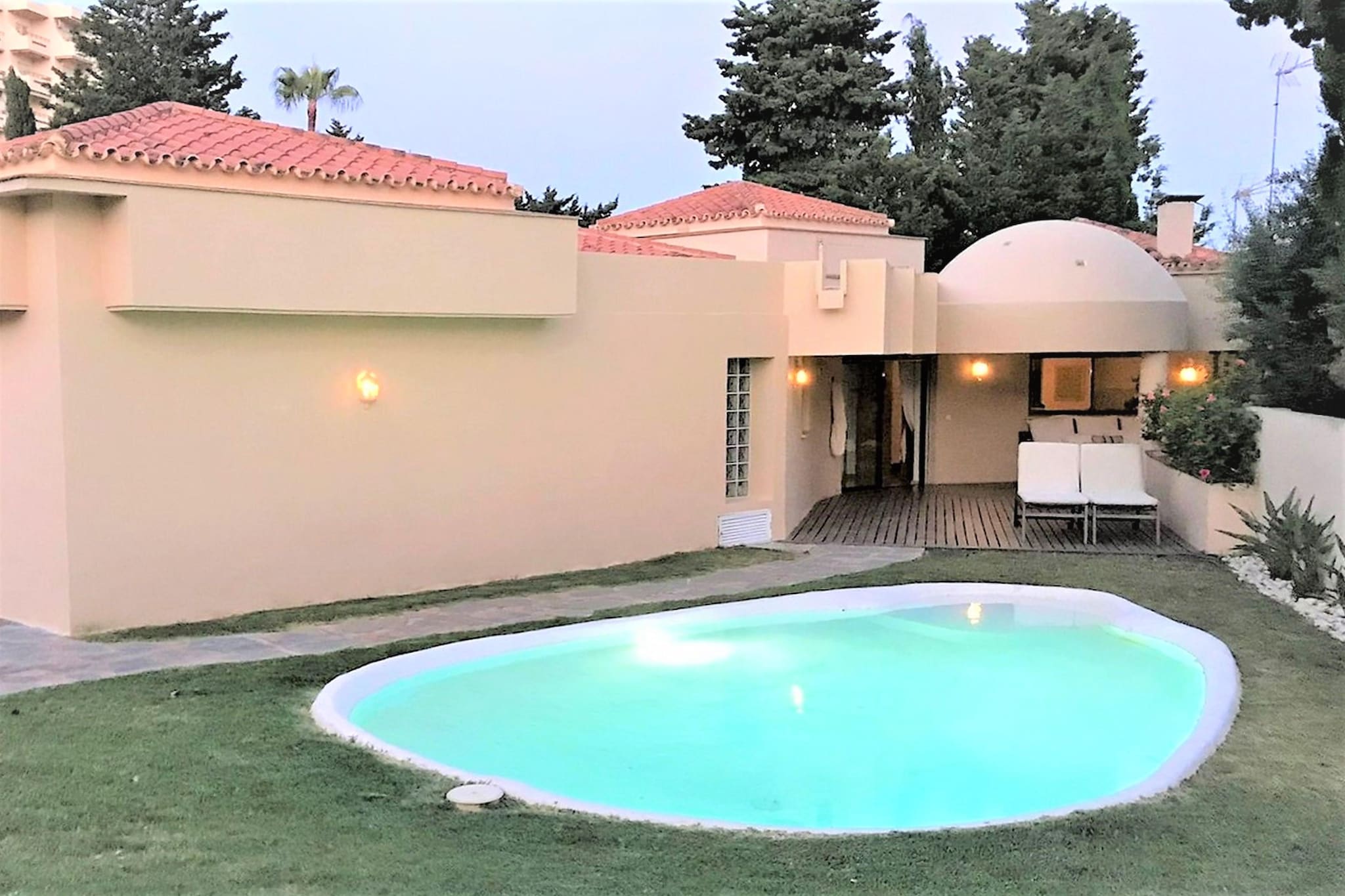 Ferienhaus in Torremolinos mit Salzwasserpool