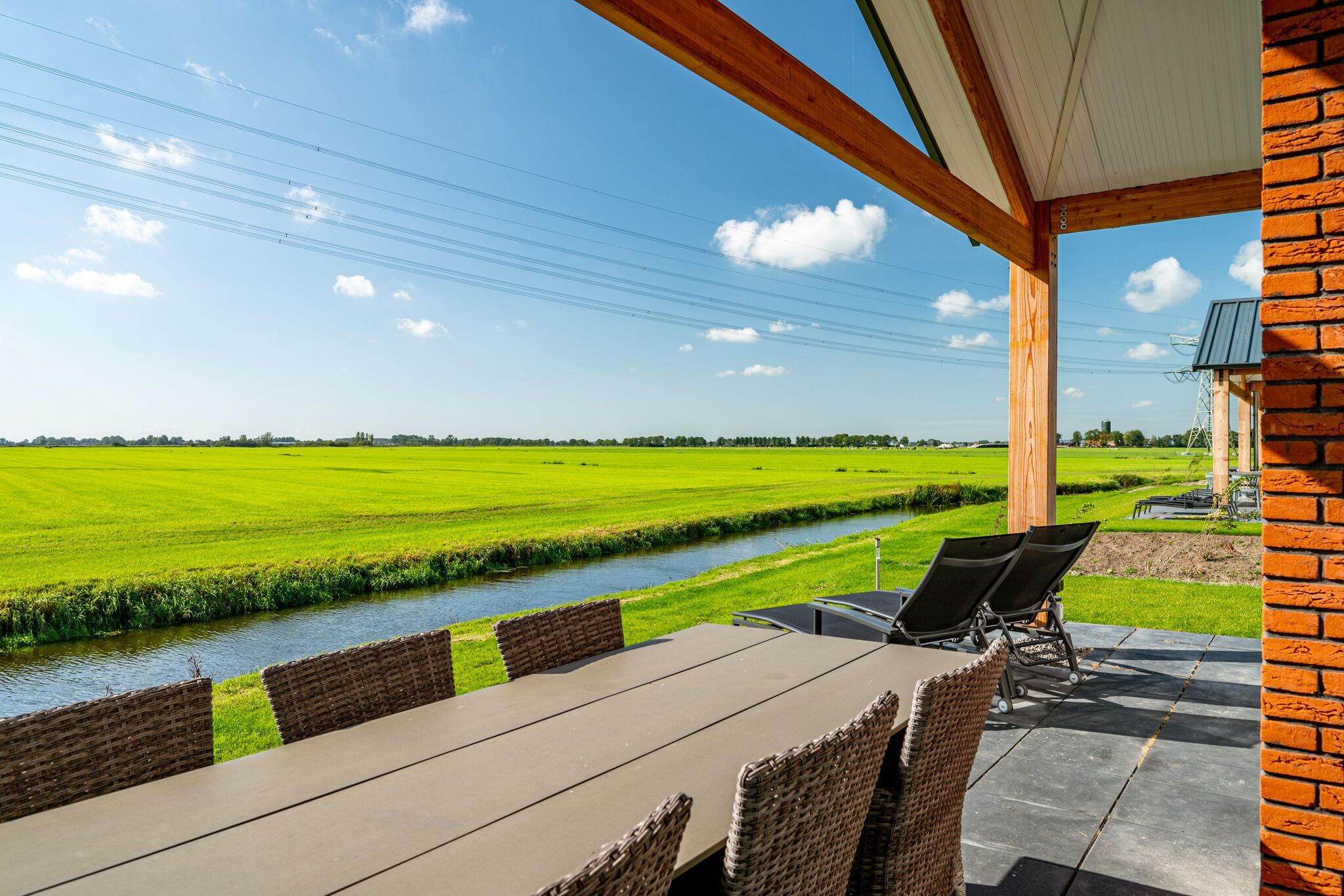 Holiday home with view in Friesland