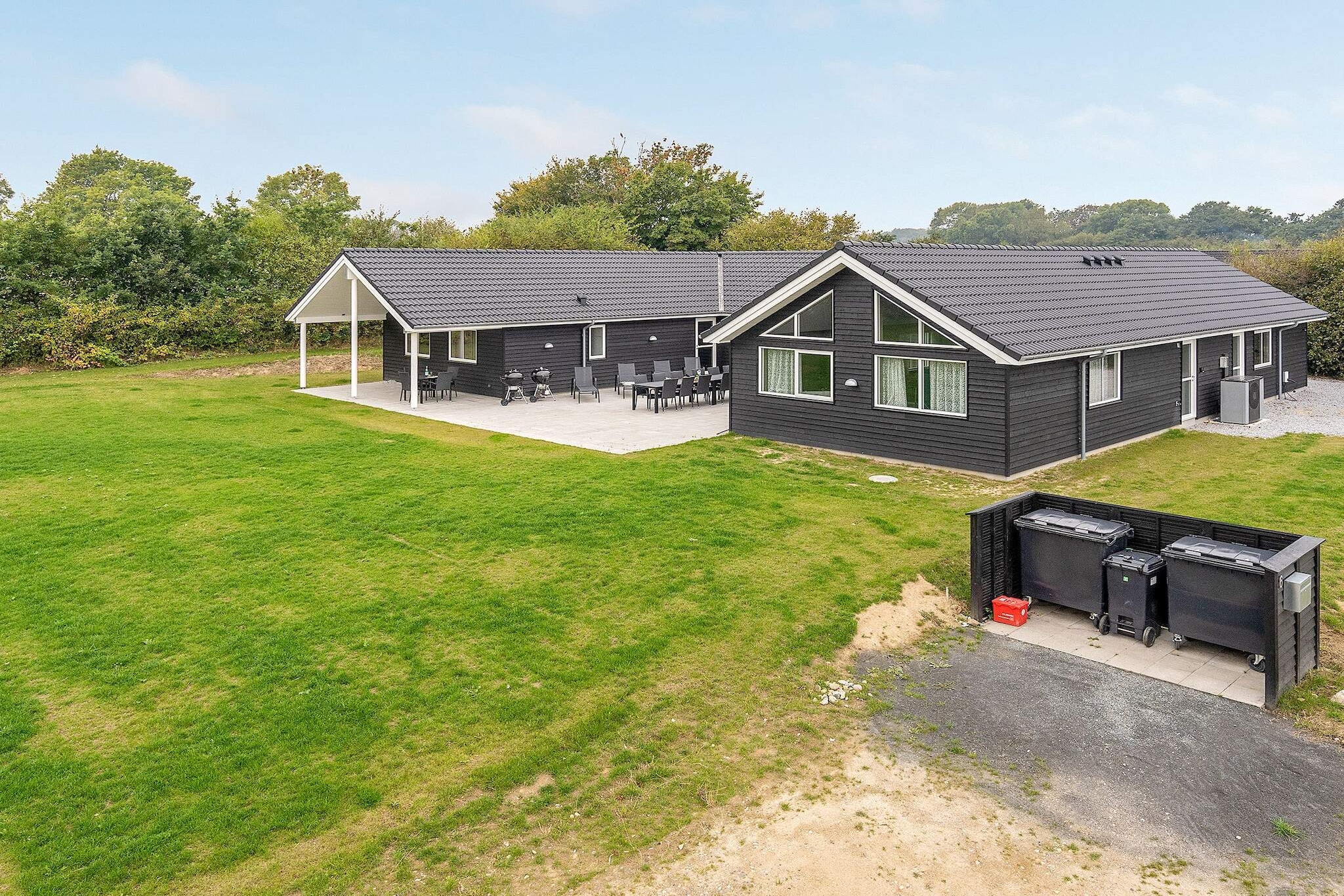 Luxe strandhuis voor 20 personen - Buitenlucht
