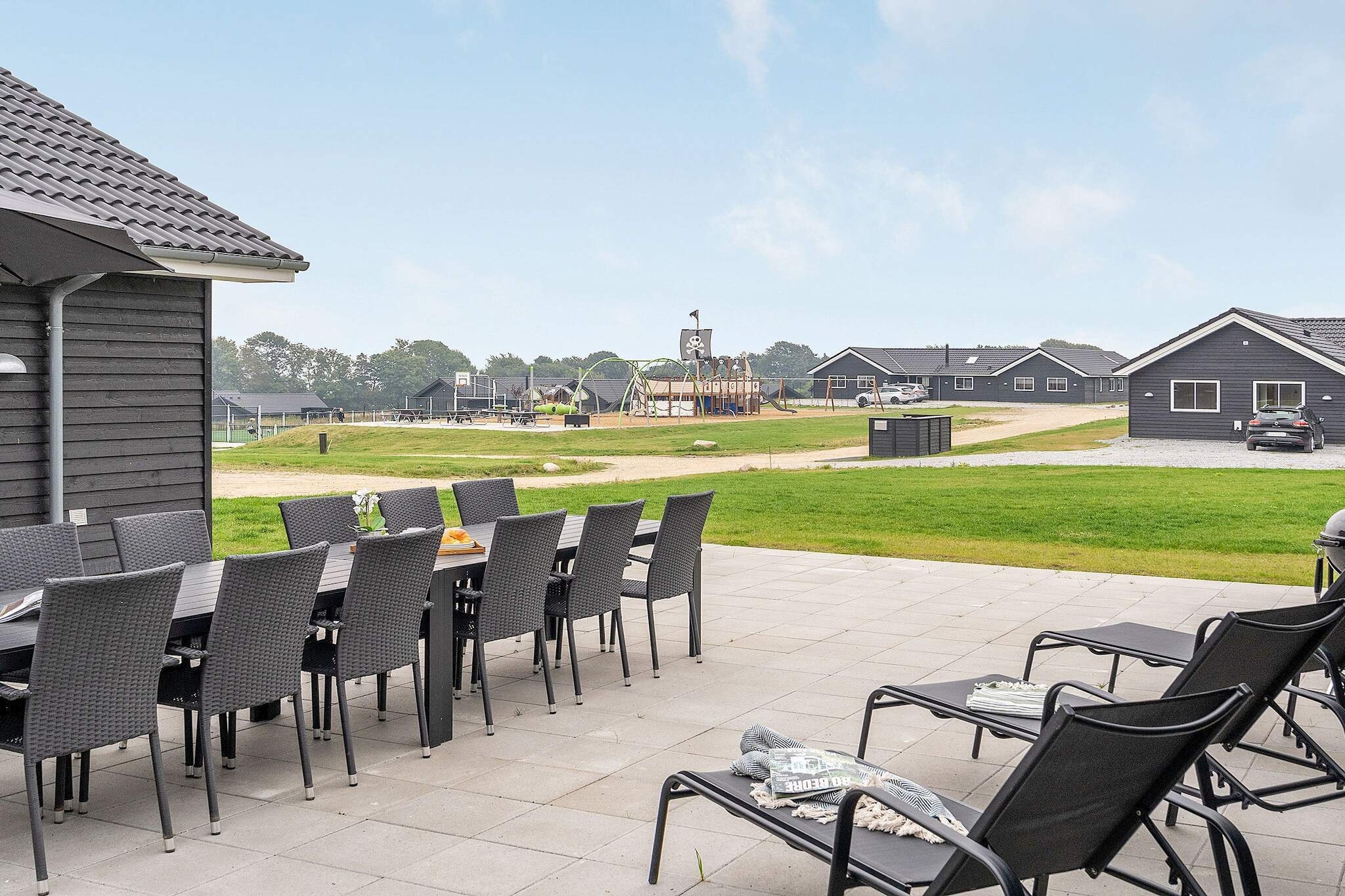 Luxe strandhuis voor 20 personen - Buitenlucht