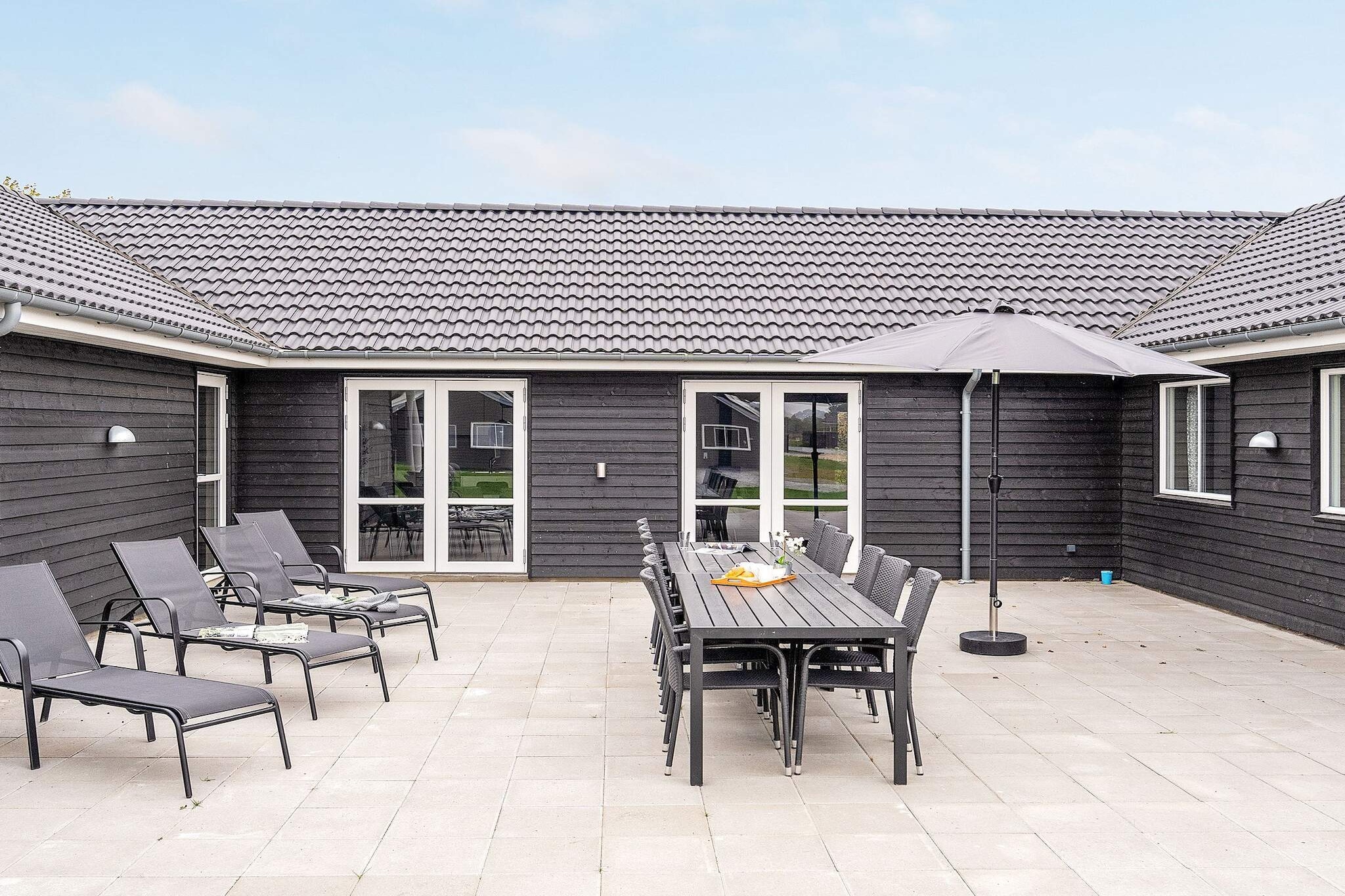 Luxe strandhuis voor 20 personen - Buitenlucht