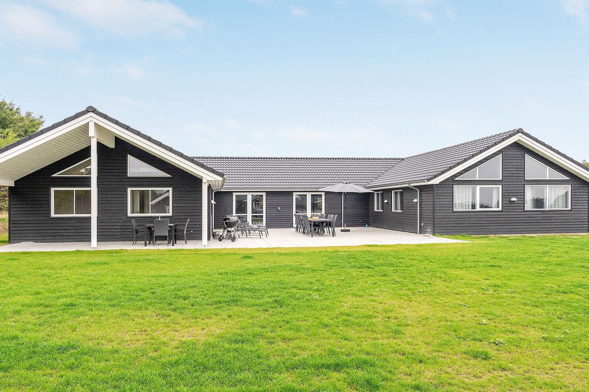 Luxe strandhuis voor 20 personen - Buitenlucht