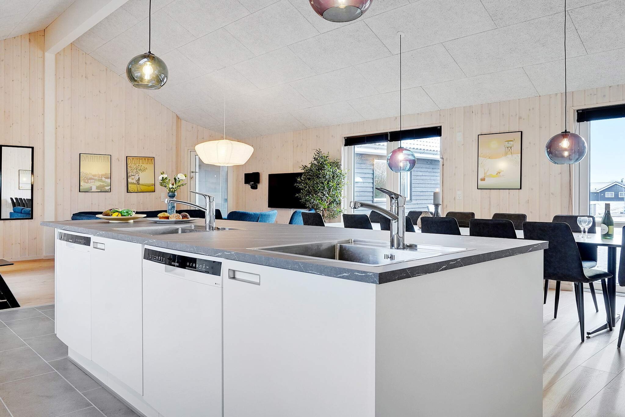 Luxe strandhuis voor 20 personen - Binnen