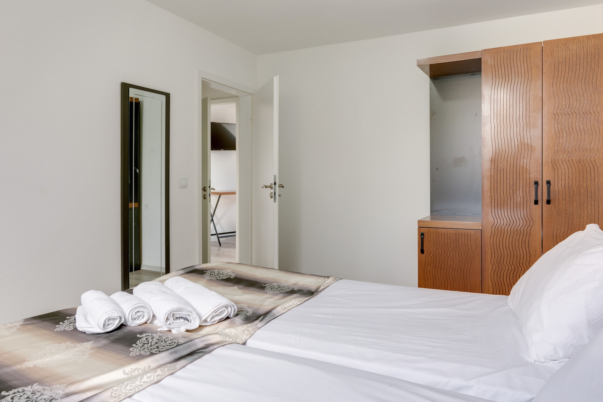 Kispet zwei Doppelzimmer Oberhausen-Slaapkamer