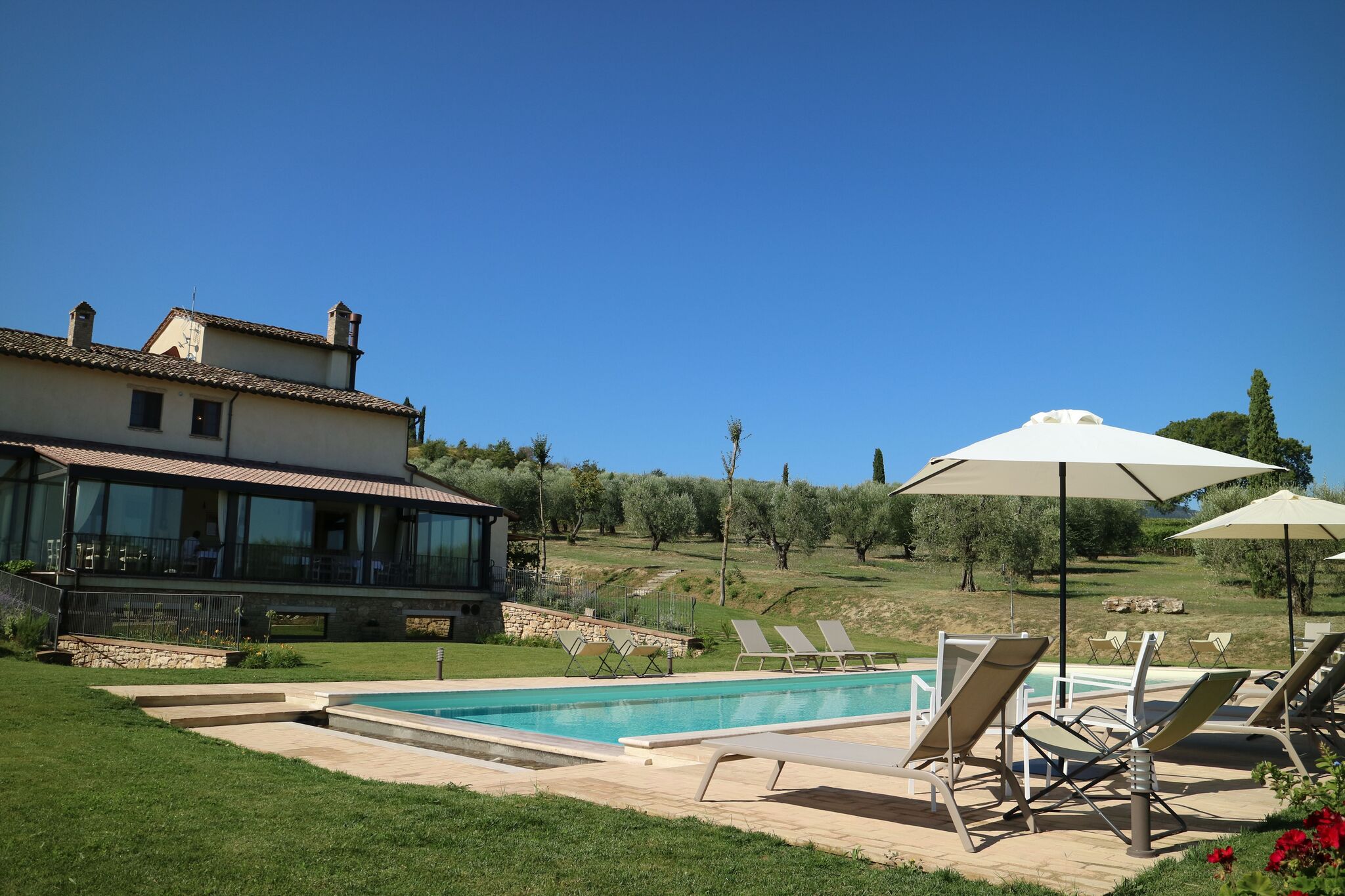 Prachtig vakantiehuis in Sarteano met privézwembad