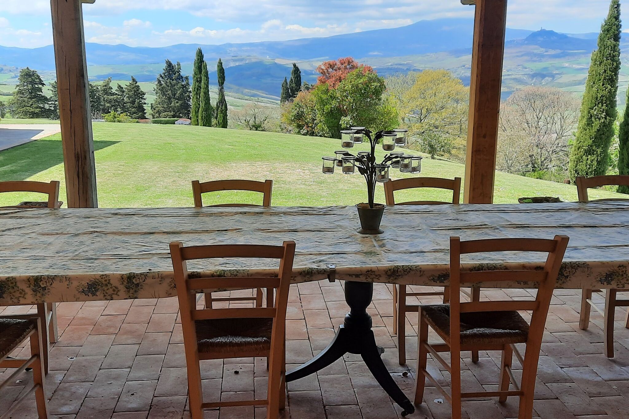 Maison de vacances sereine à San Casciano dei Bagni avec jardin
