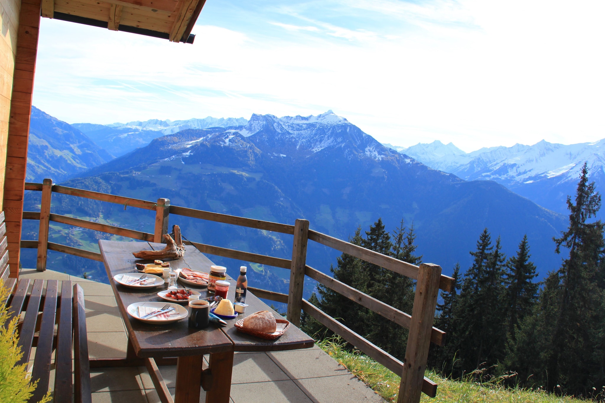 Chalet Nase at 1700m in the Zillertal