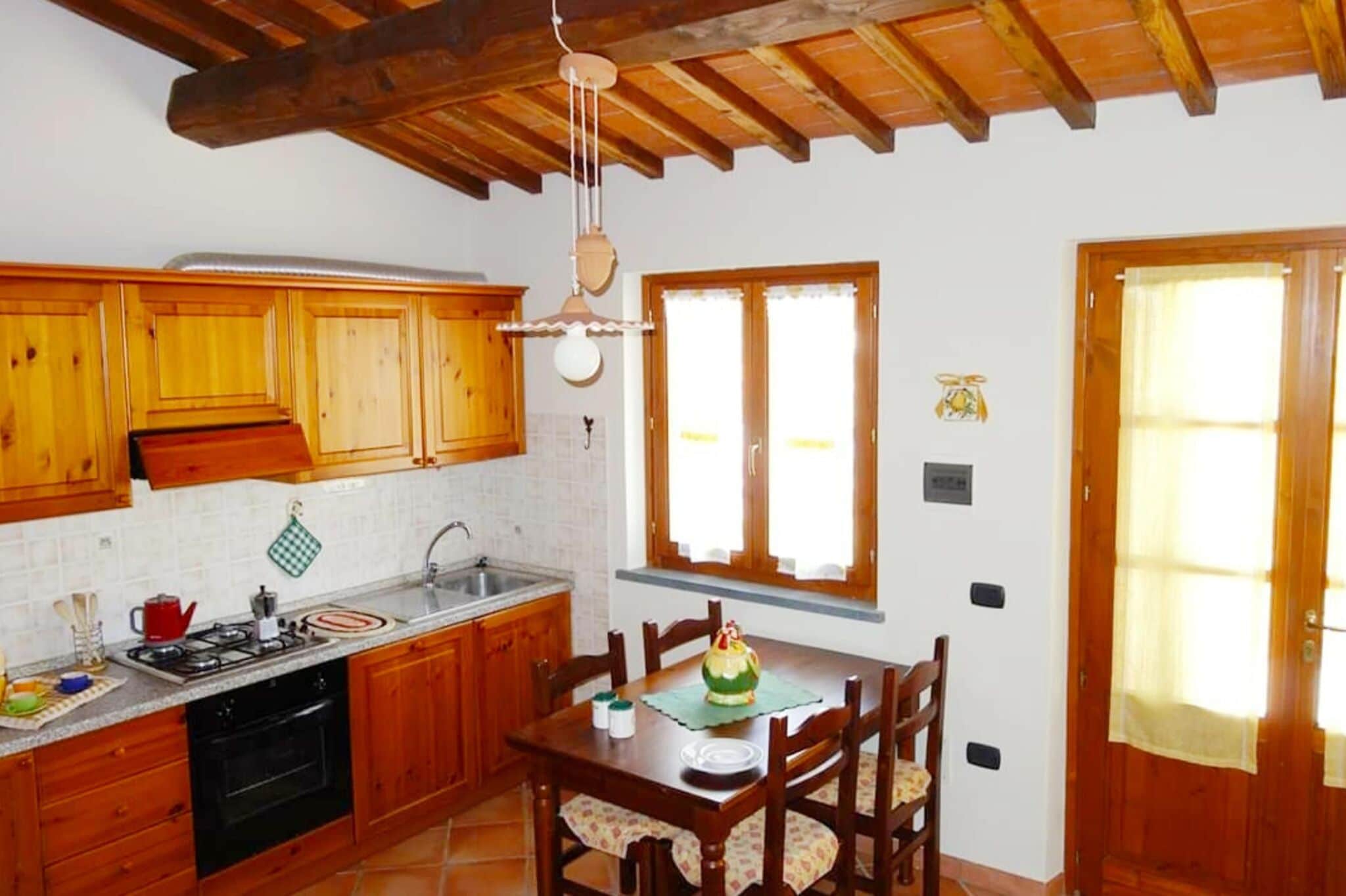 Spacious apartment in Montaione with shared swimming pool